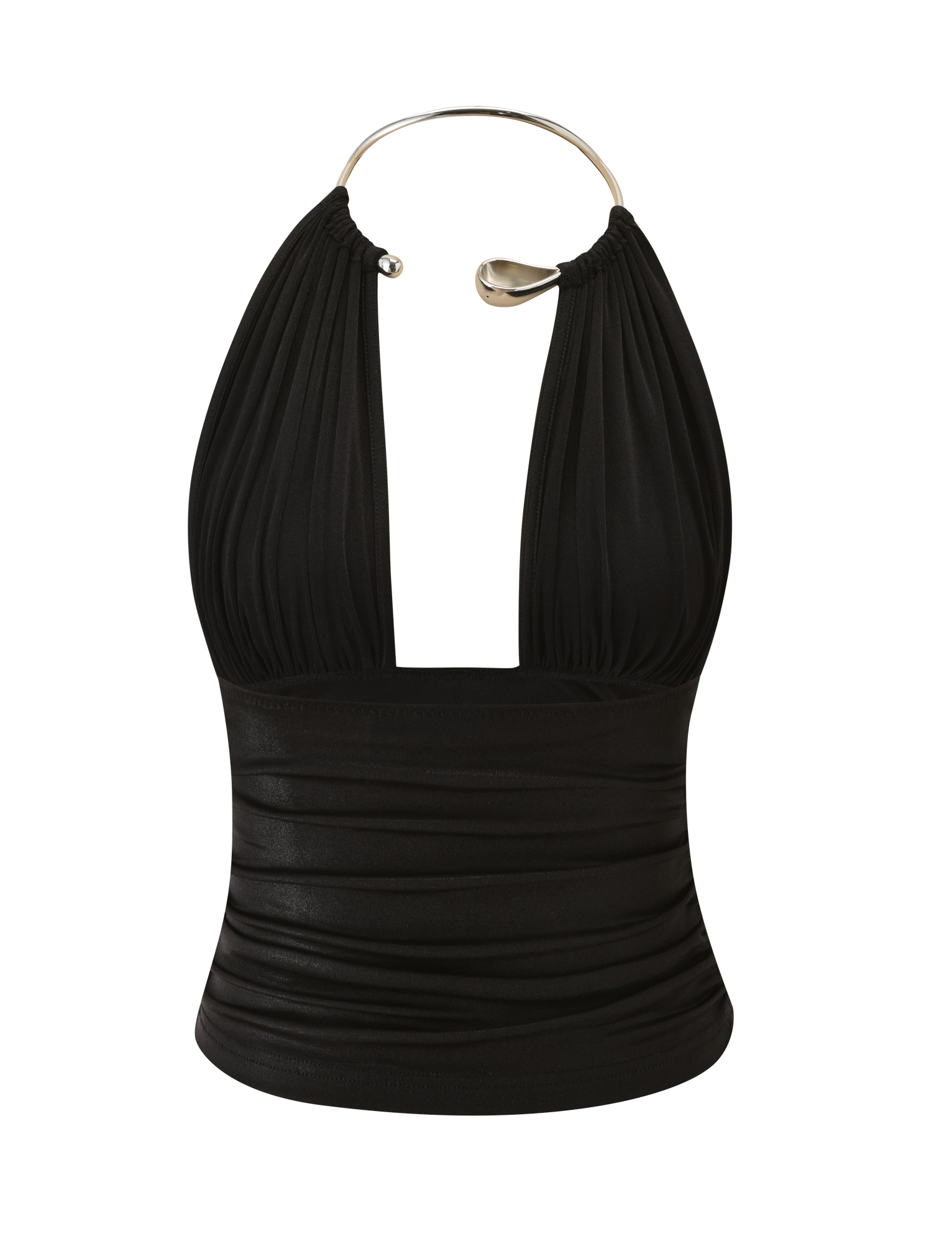 VIANNA TOP - BLACK METALLIC - Image 9