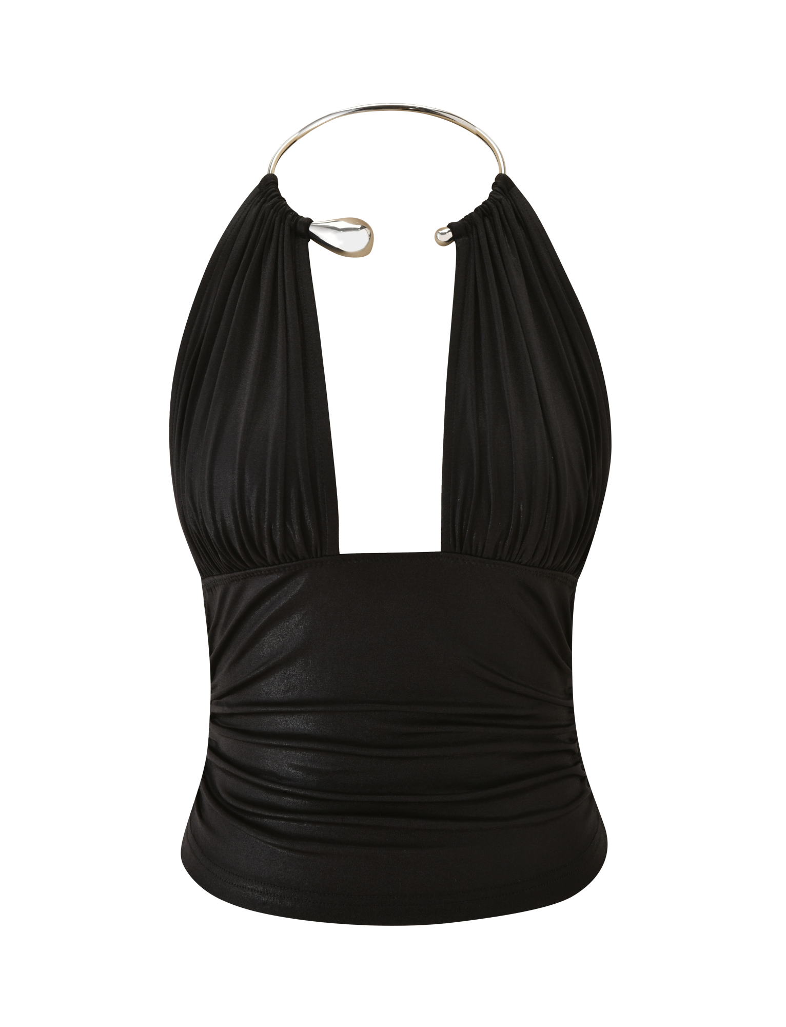 VIANNA TOP - BLACK METALLIC - Image 8