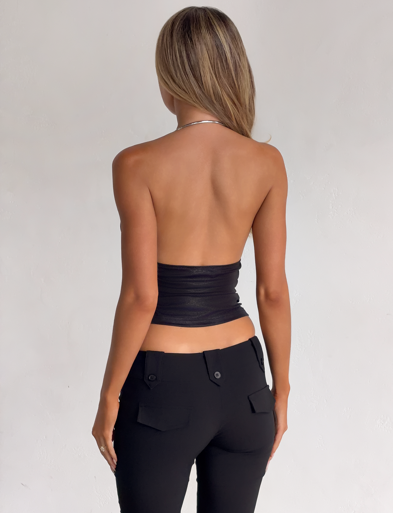 VIANNA TOP - BLACK METALLIC - Image 5