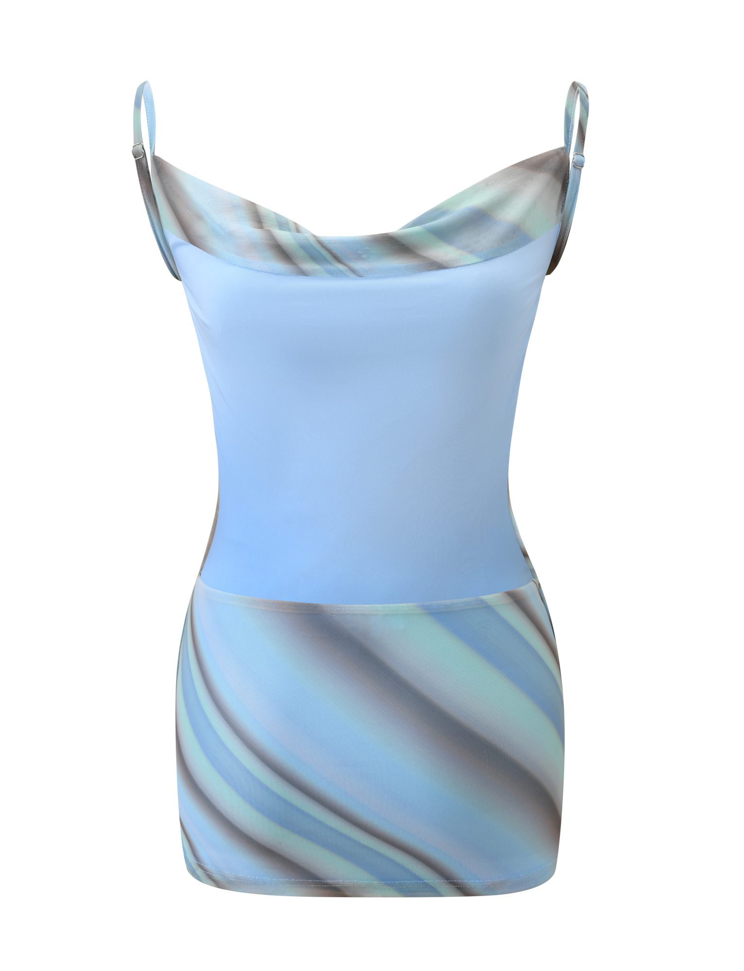 MORANA MESH MINI DRESS - MULTISTRIPE - Image 8