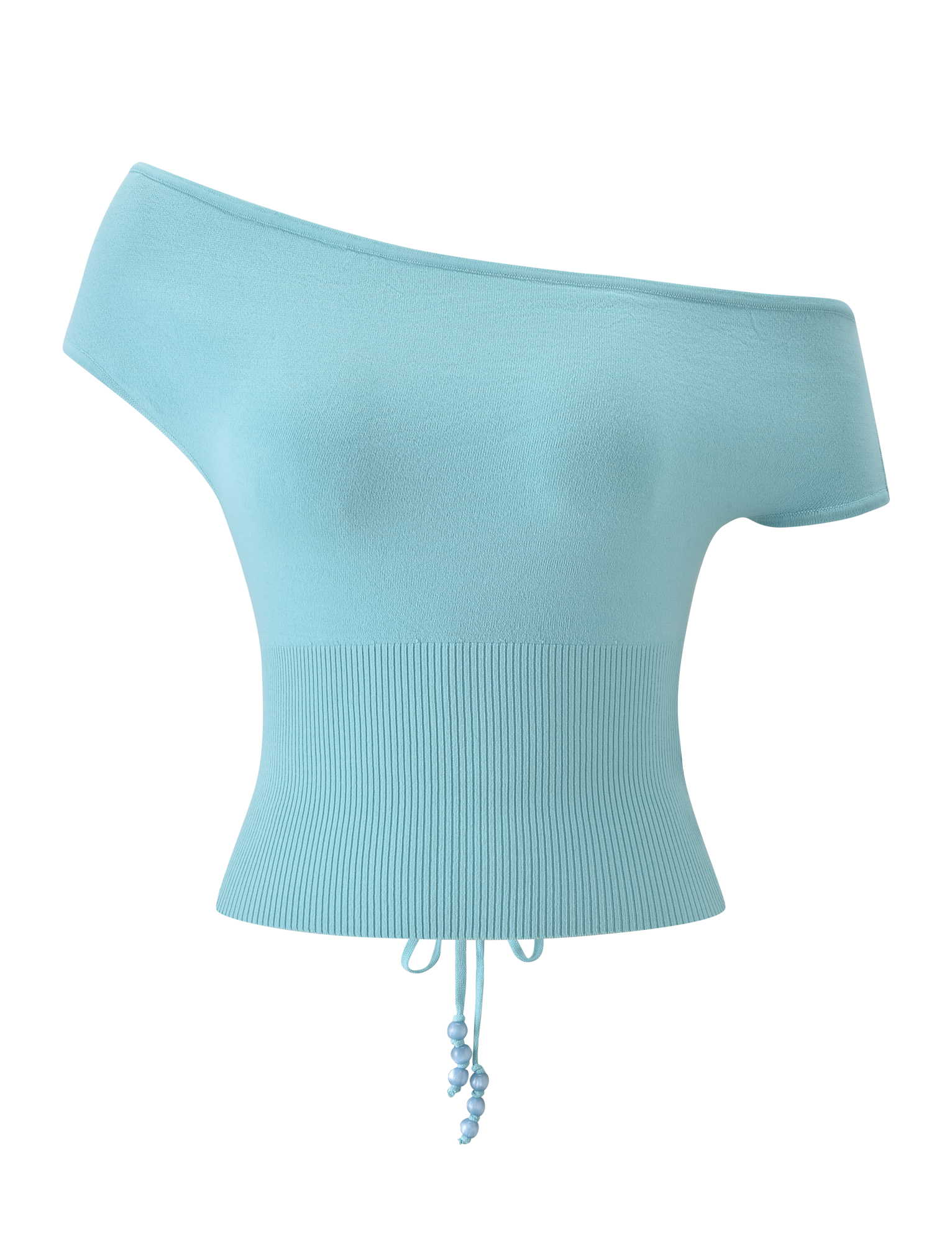 JASMINA KNIT TOP - BLUE - Image 6