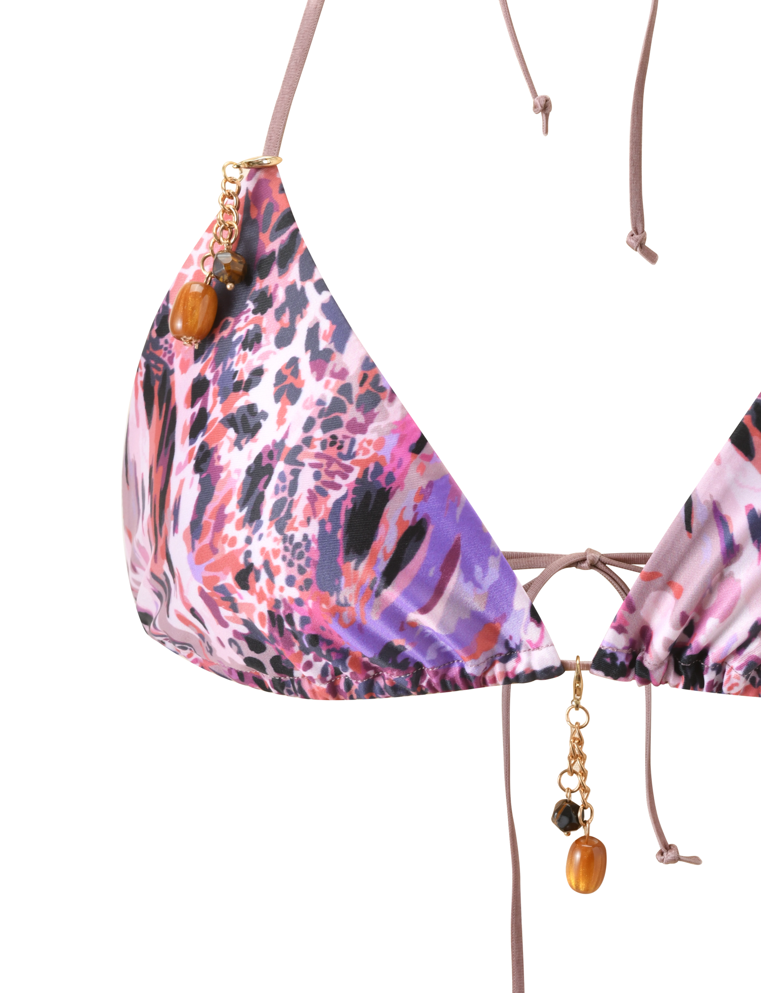 FINLEA BIKINI TOP 2.0 - PURPLE ANIMAL SWIRL - Image 10