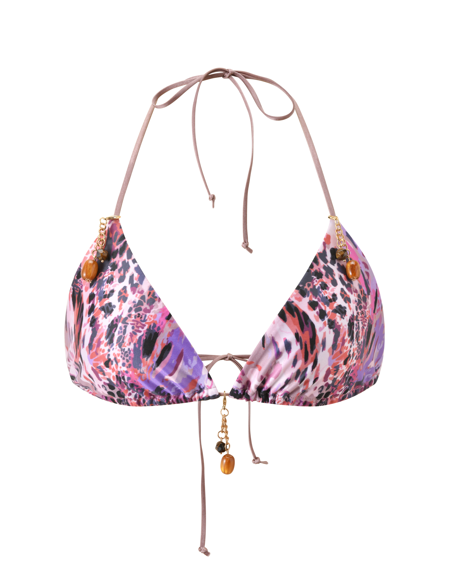 FINLEA BIKINI TOP 2.0 - PURPLE ANIMAL SWIRL - Image 8