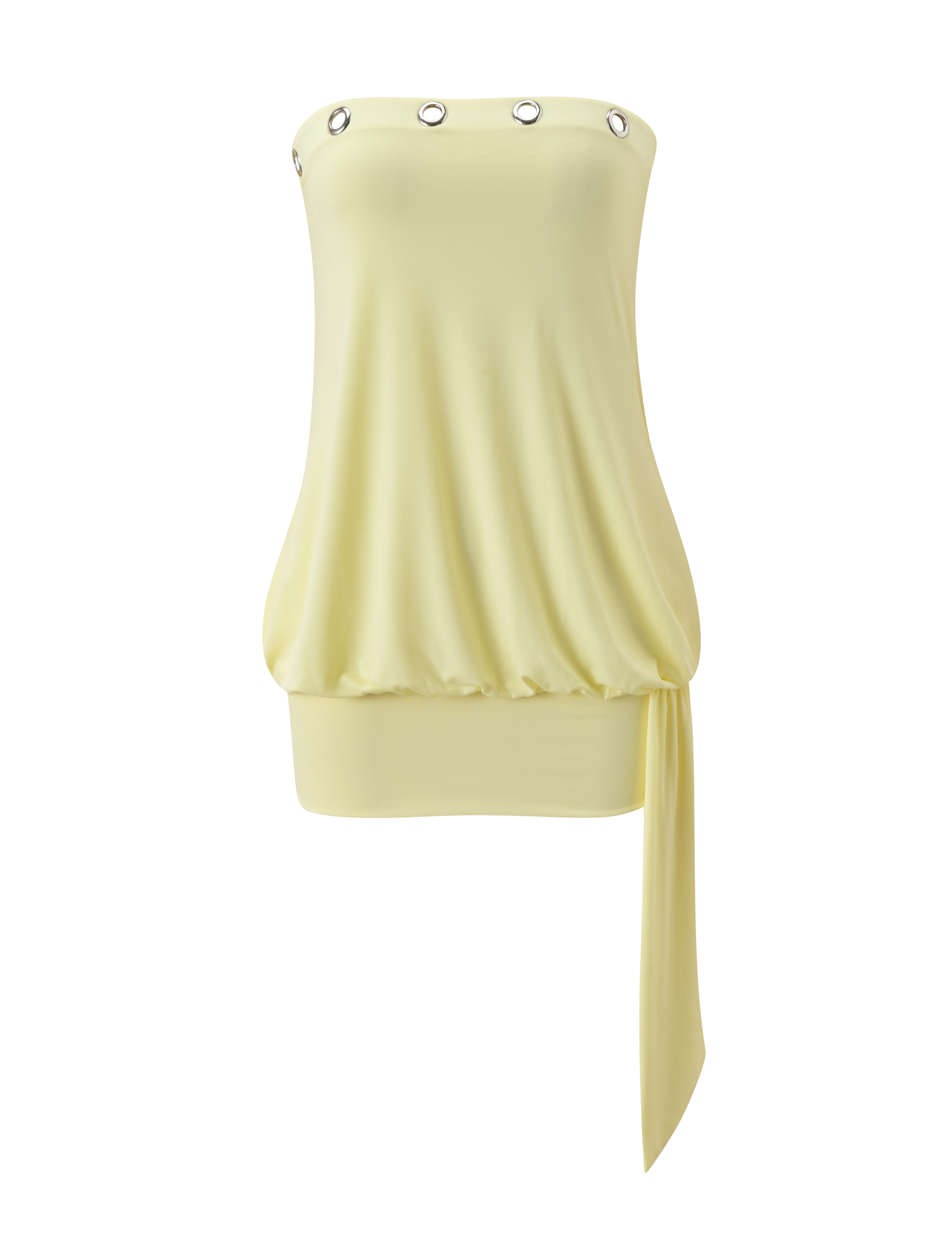 RAVENNA MINI DRESS - BUTTER YELLOW - Image 7