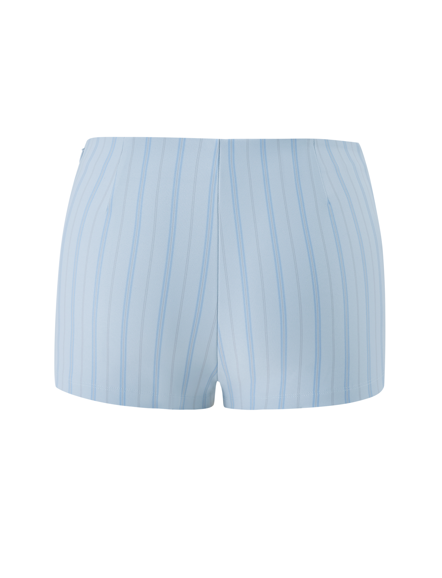 VALERIE RUFFLE HOT SHORT - BLUE STRIPE - Image 9