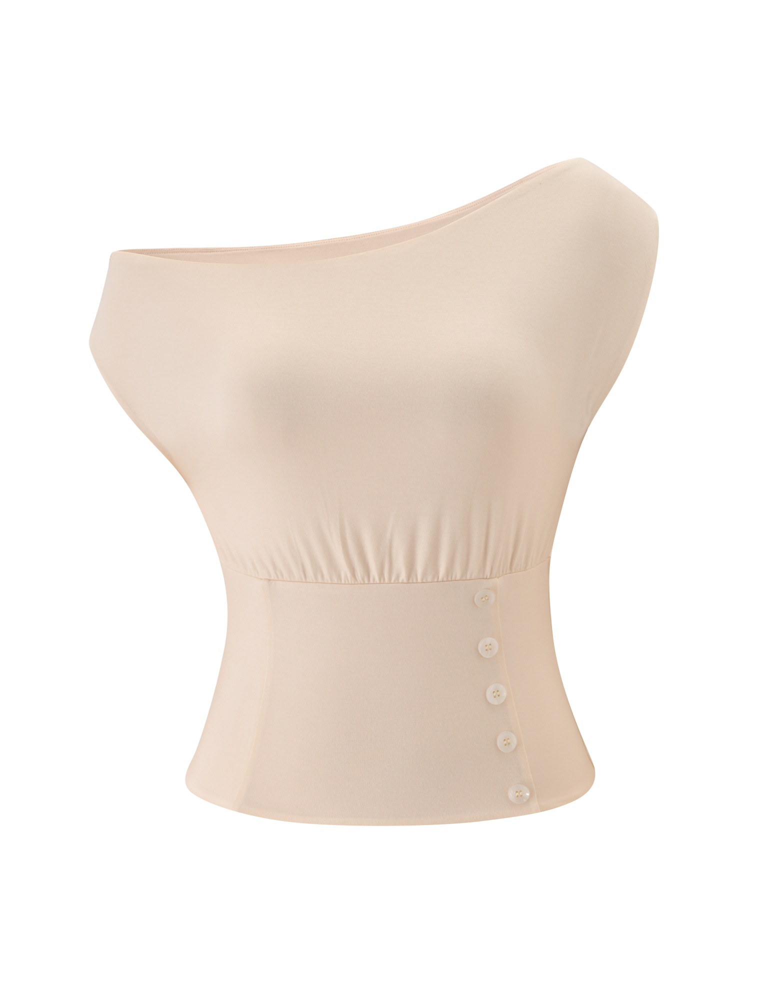 ALYSSA OFF SHOULDER TOP - CREAM - Image 6