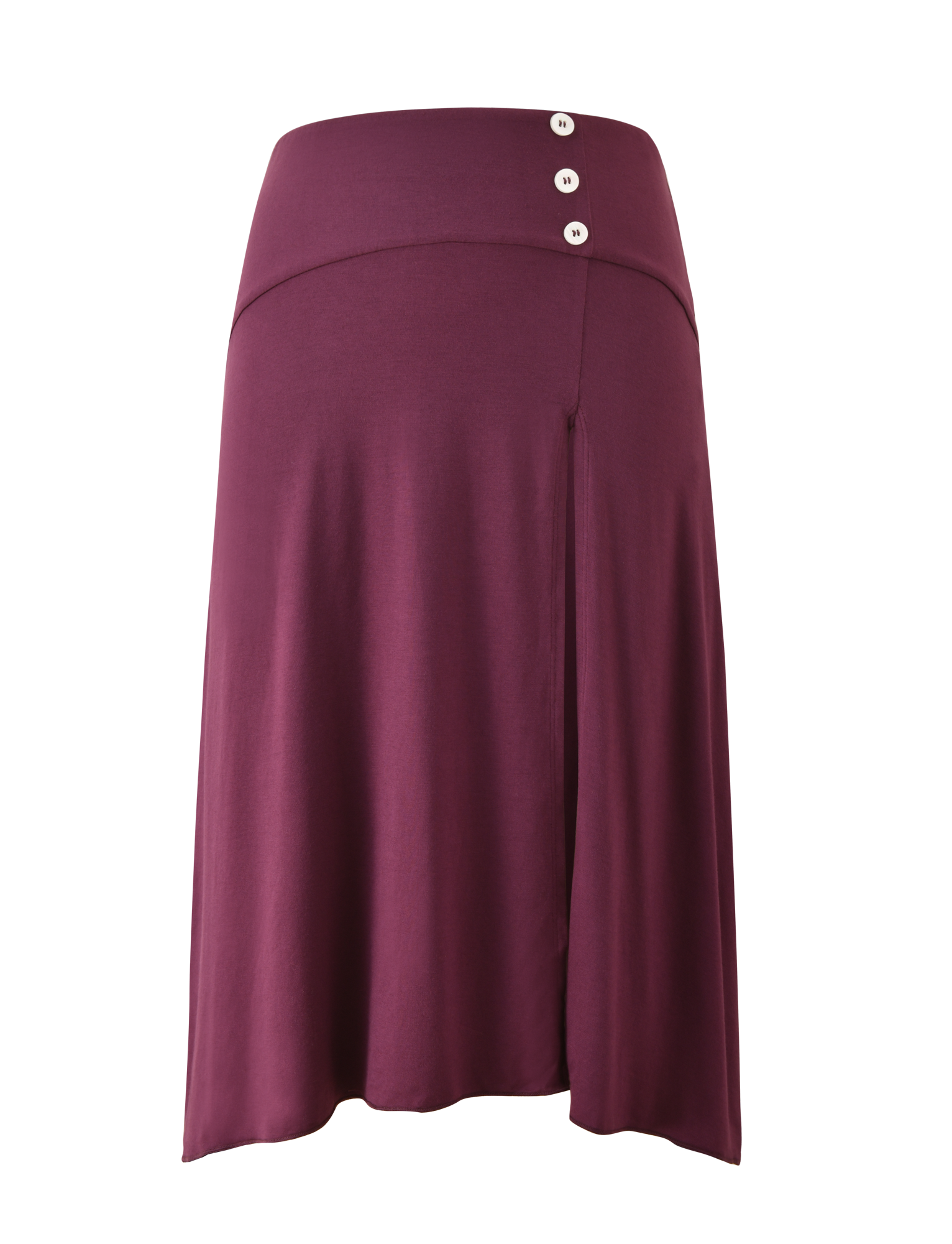 ALYSSA HI LO SKIRT - PLUM - Image 7