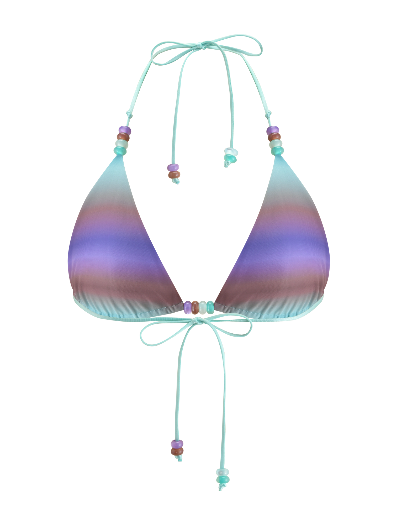REVERSIBLE FINLEA BIKINI TOP - MERMAID OMBRE STRIPE - Image 7