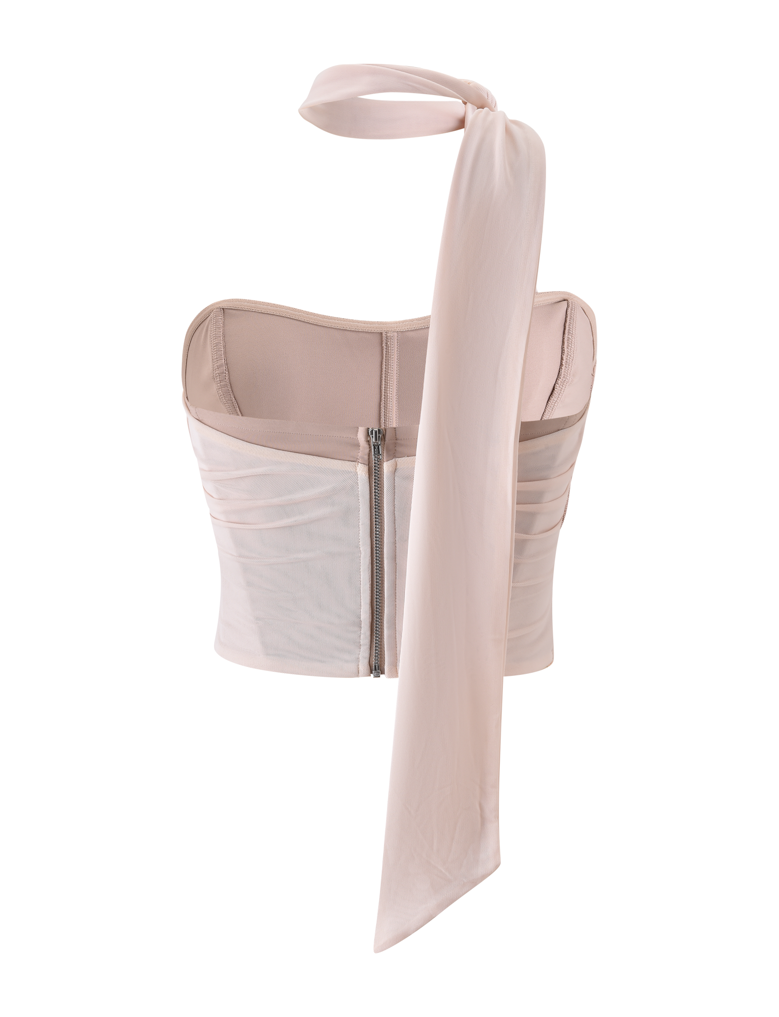 TERESE FLORAL APPLIQUE CORSET - TAN - Image 8