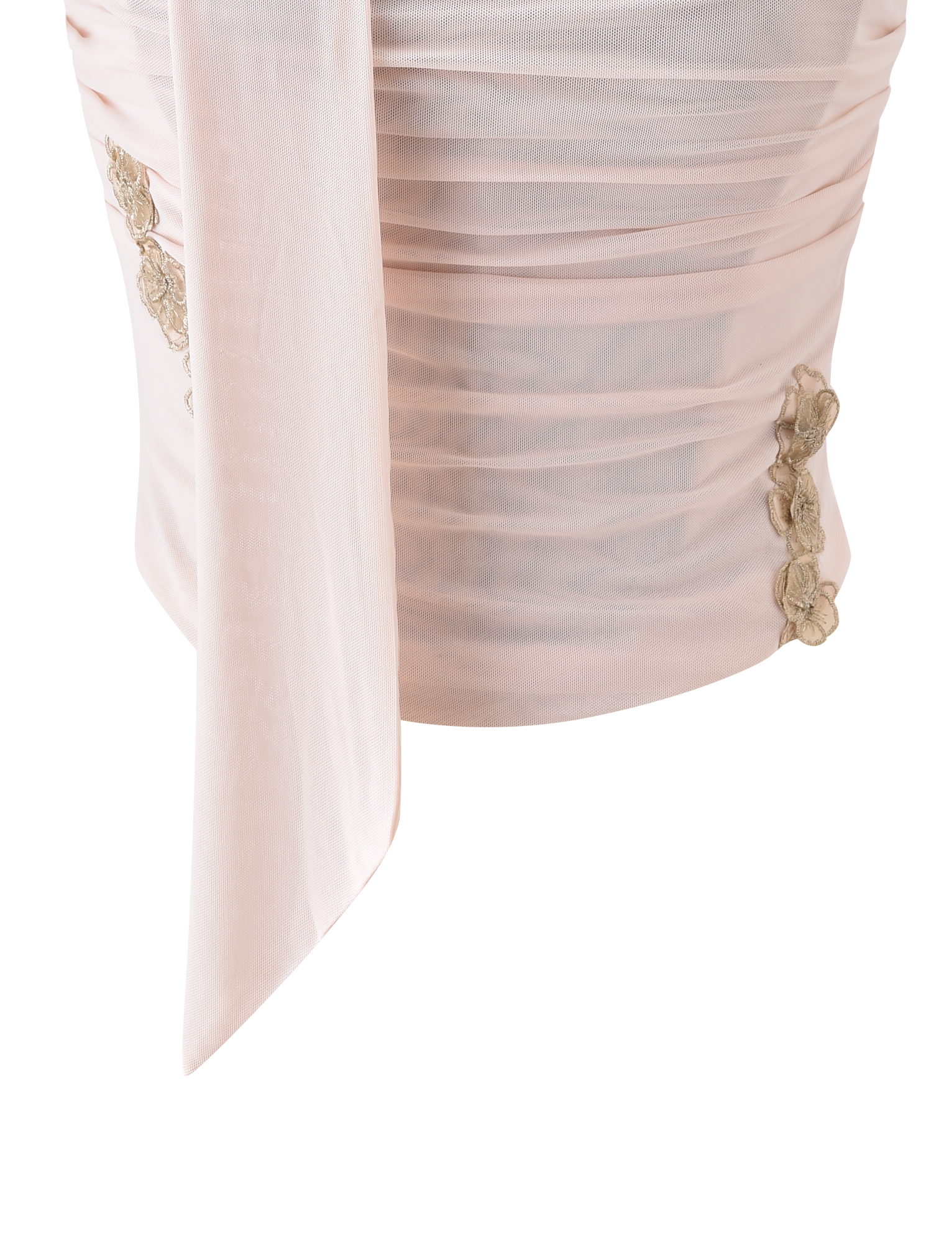 TERESE FLORAL APPLIQUE CORSET - TAN - Image 9