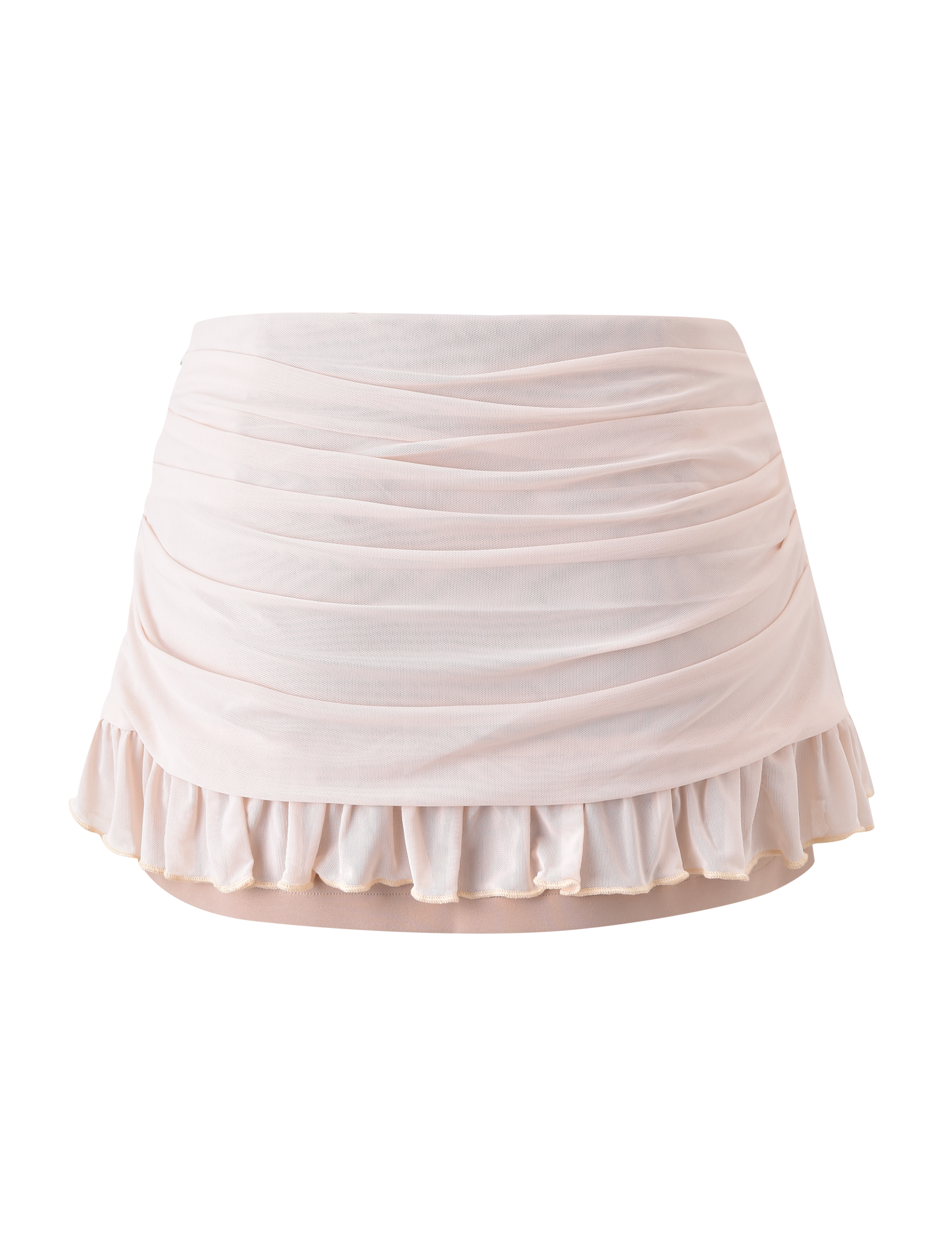 TERESE FLORAL APPLIQUE SKIRT - TAN - Image 7