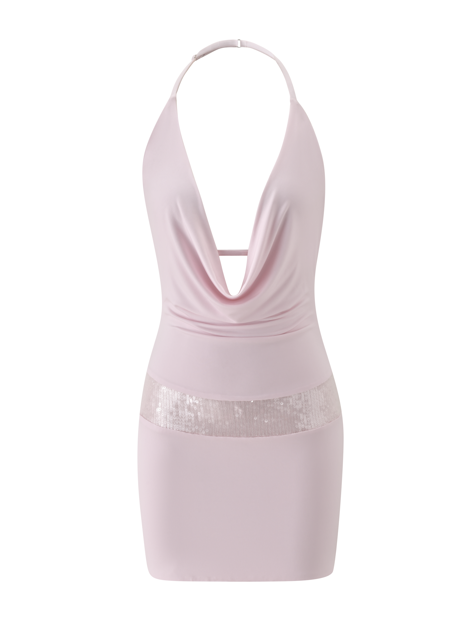 THARA MINI DRESS - BABY PINK - Image 7