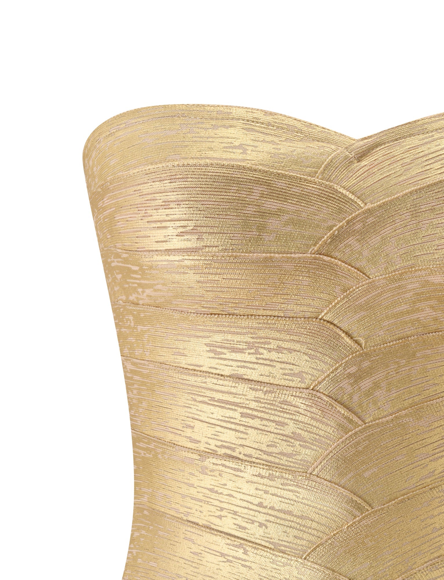 NIYA METALLIC BANDAGE TOP - GOLD - Image 9