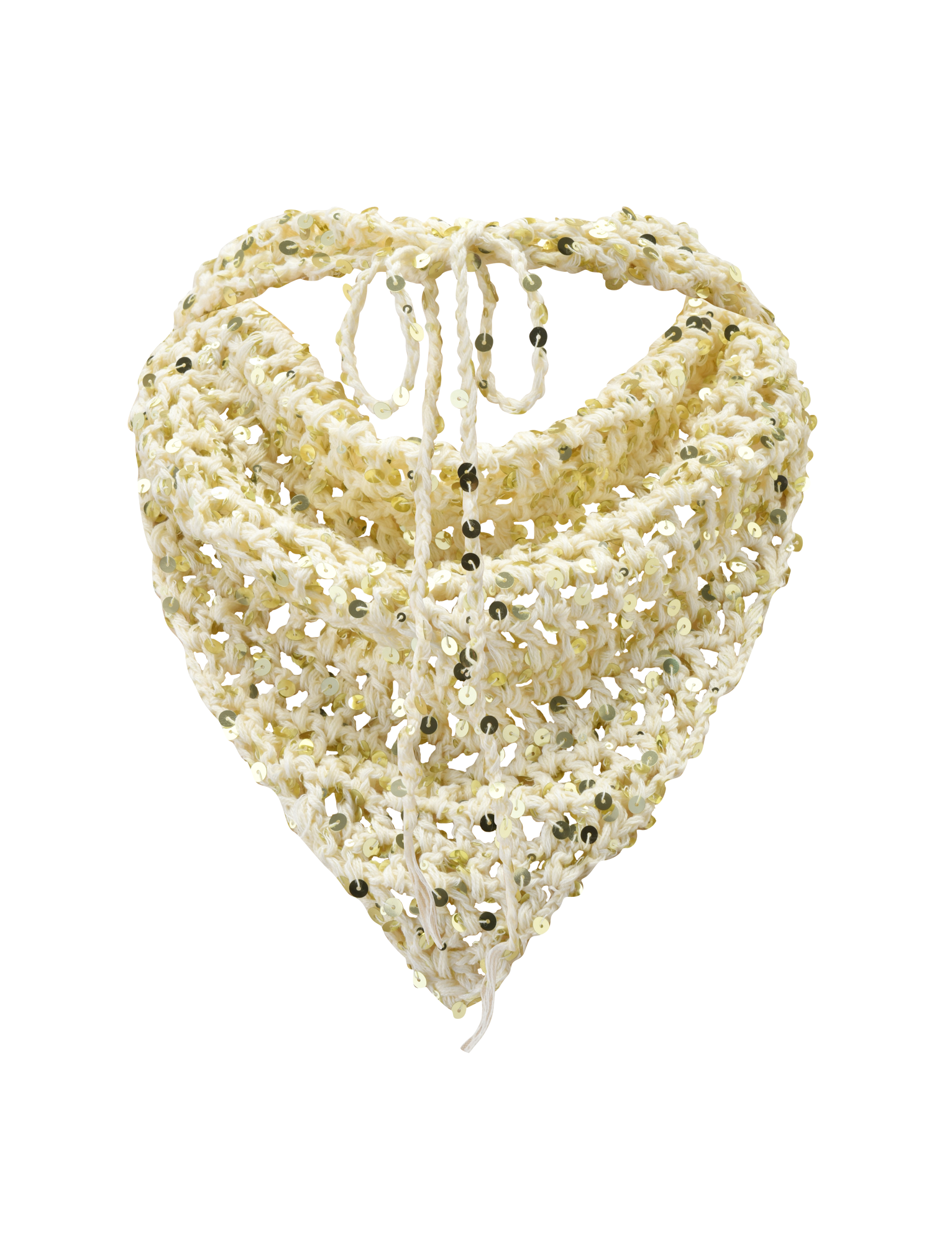 SYLVAN CROCHET SCARF - CREAM - Image 8