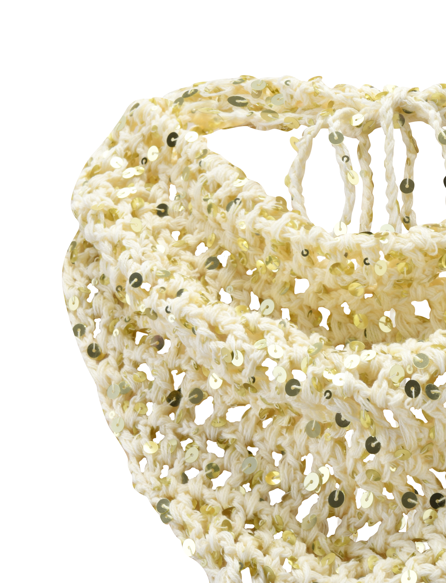 SYLVAN CROCHET SCARF - CREAM - Image 9