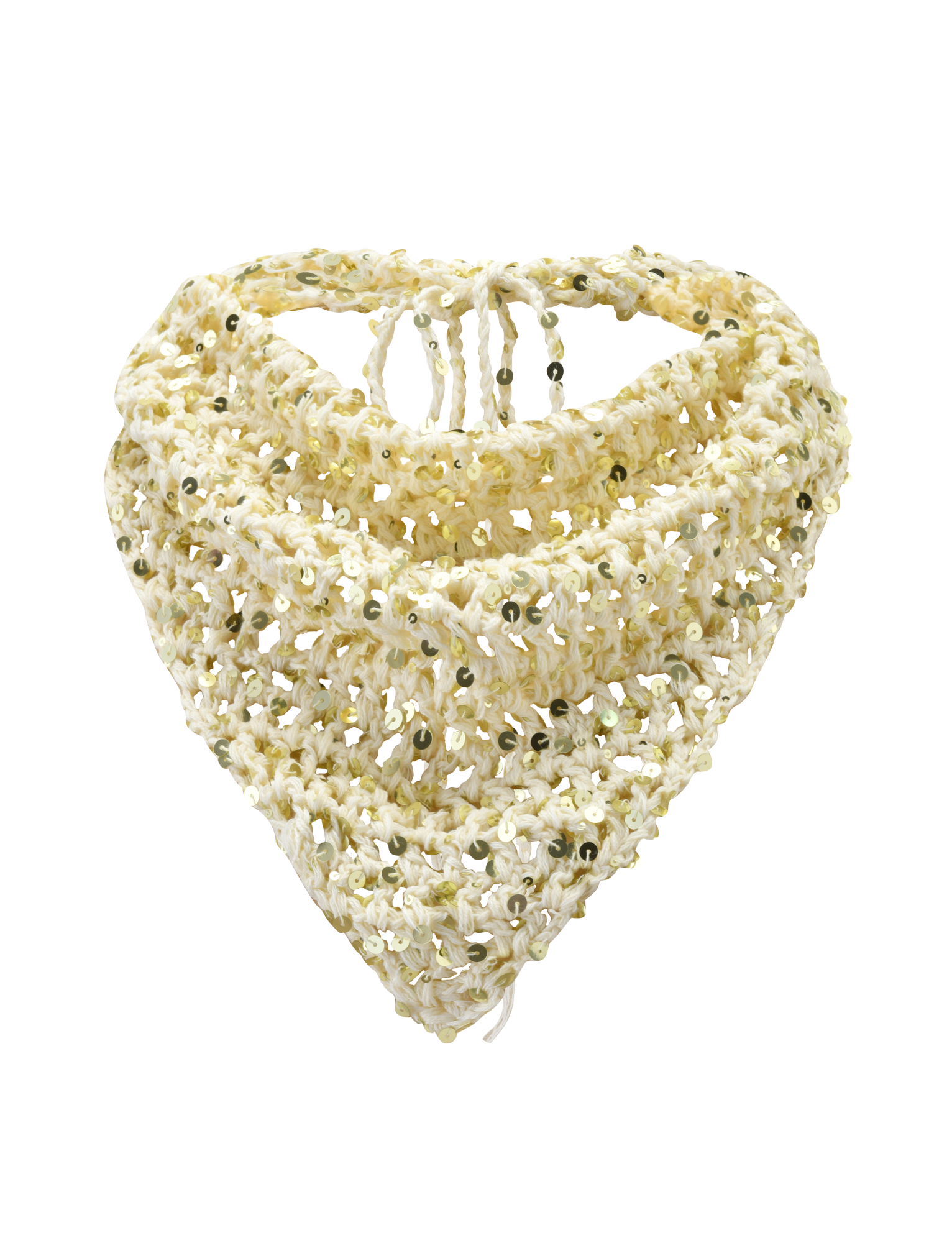 SYLVAN CROCHET SCARF - CREAM - Image 7