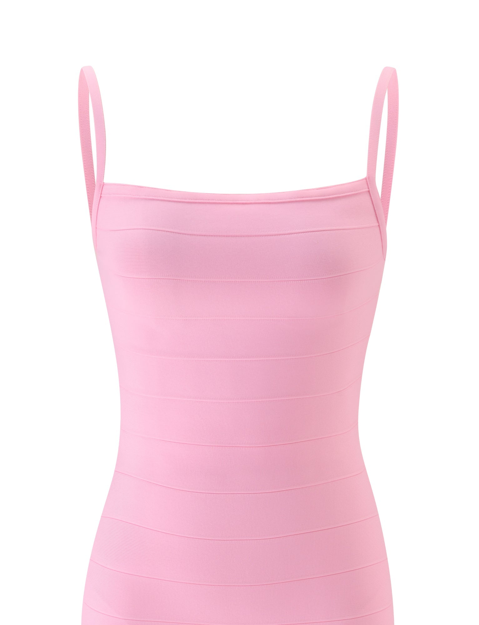 MIDORI BANDAGE MIDI DRESS - BABY PINK - Image 8
