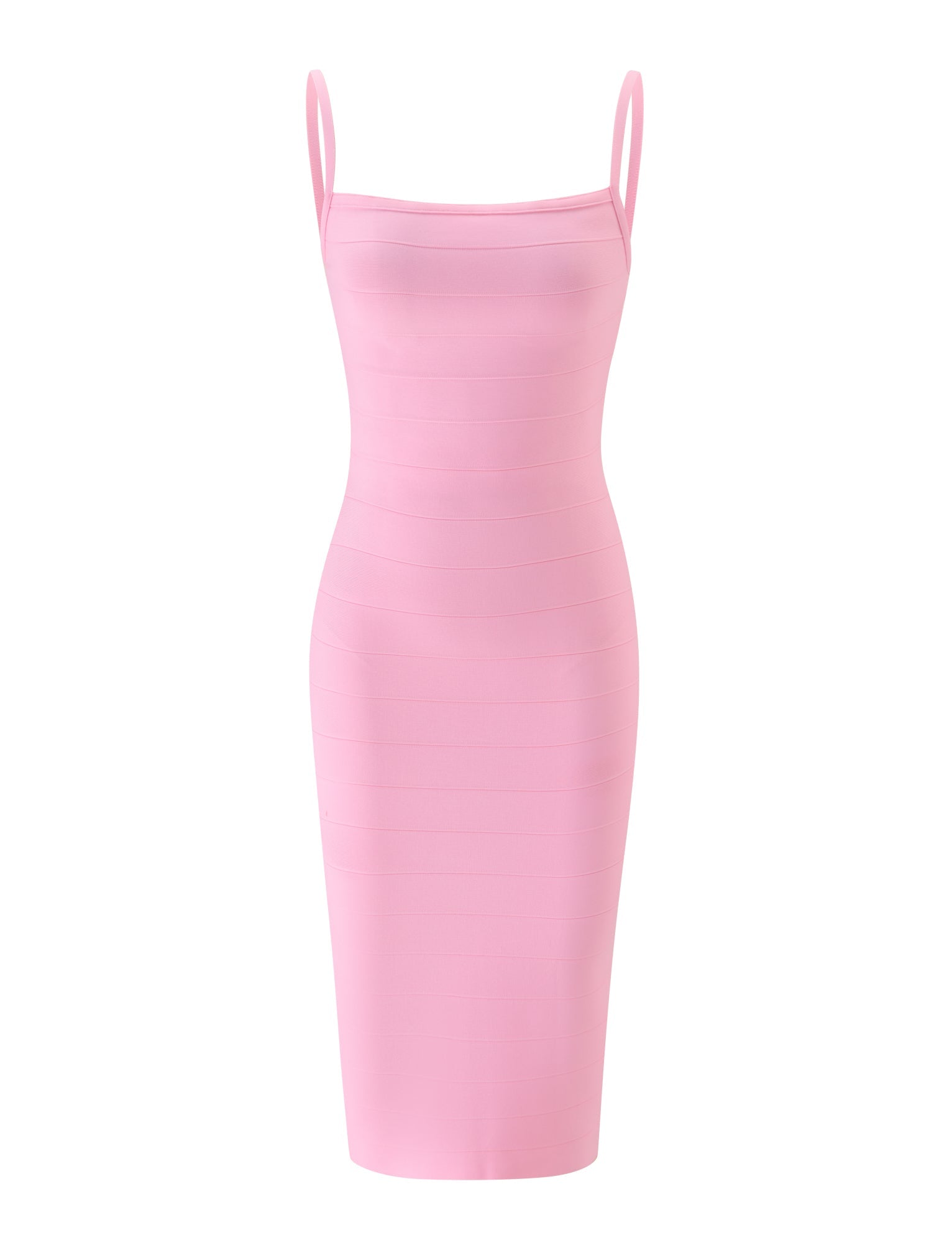 MIDORI BANDAGE MIDI DRESS - BABY PINK - Image 6