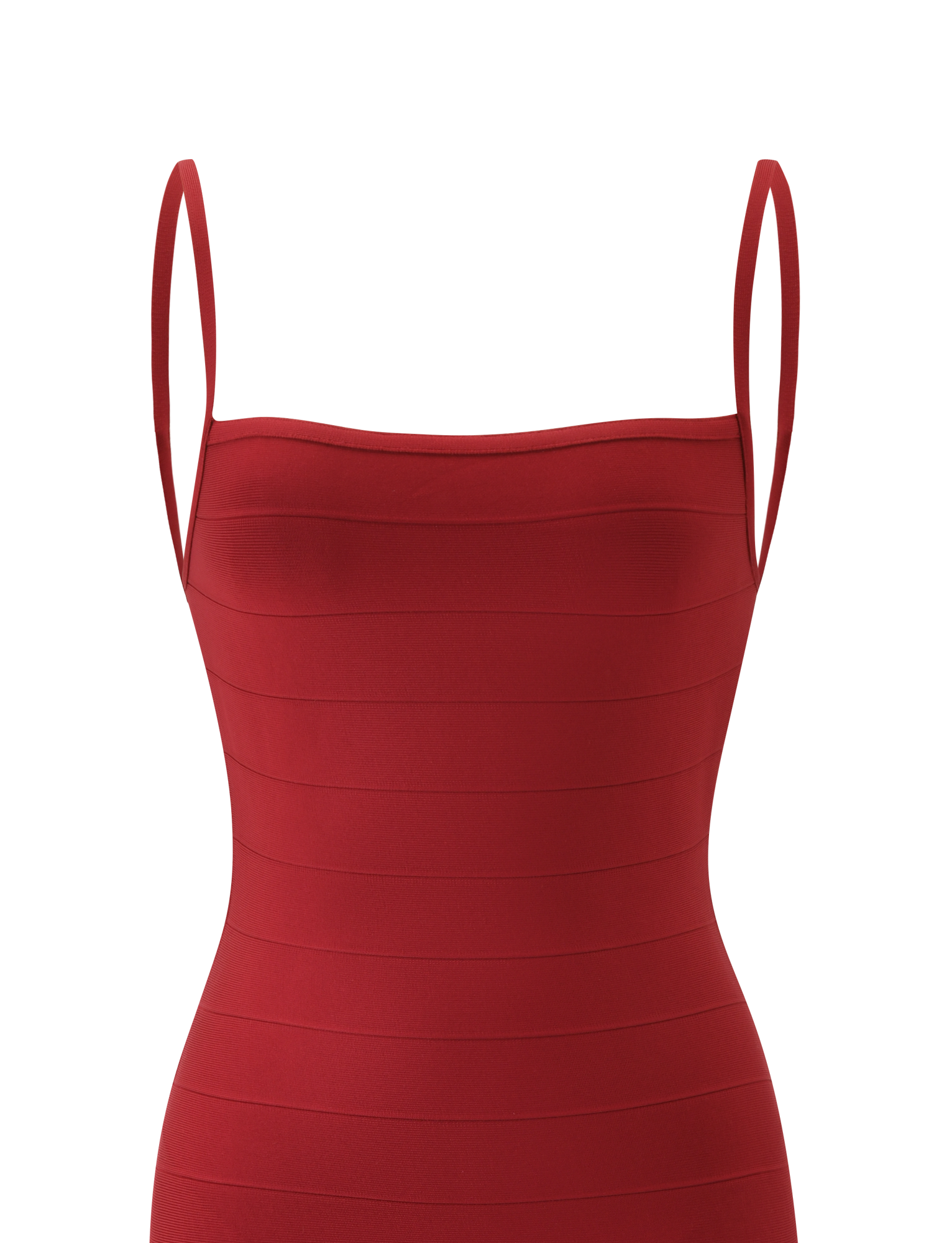 MIDORI BANDAGE MIDI DRESS - CHERRY - Image 8