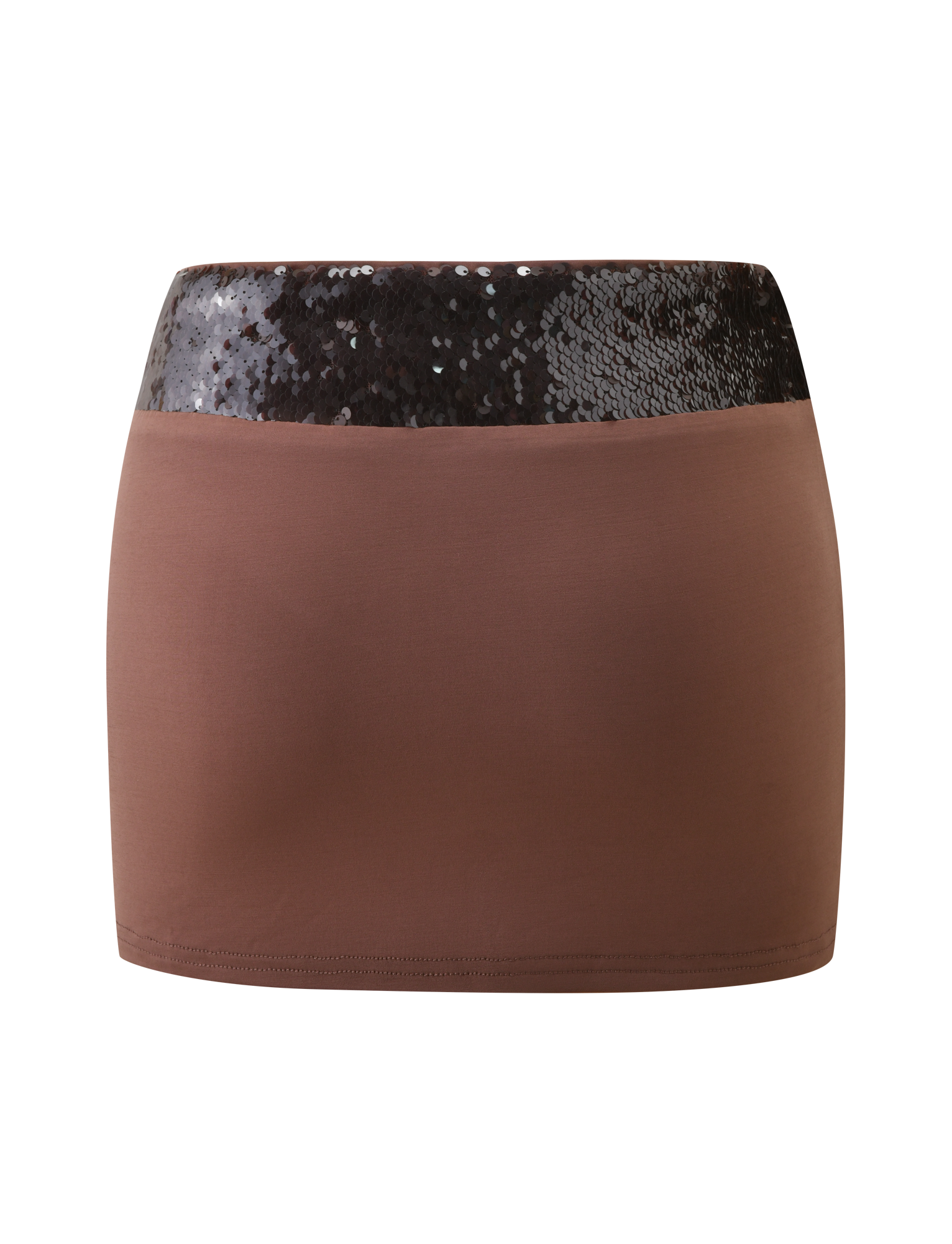 THARA MINI SKIRT - CHOCOLATE - Image 7