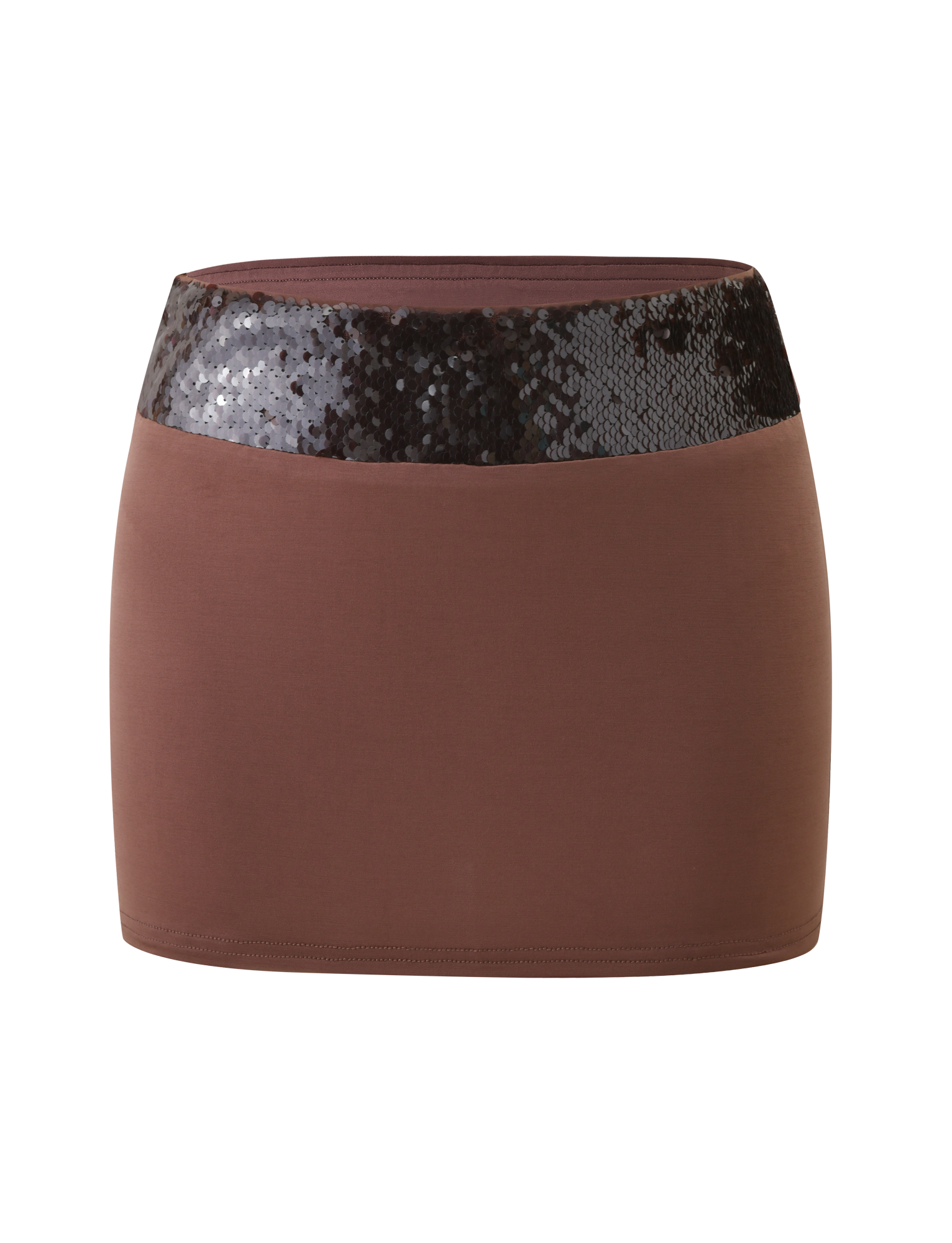 THARA MINI SKIRT - CHOCOLATE - Image 6