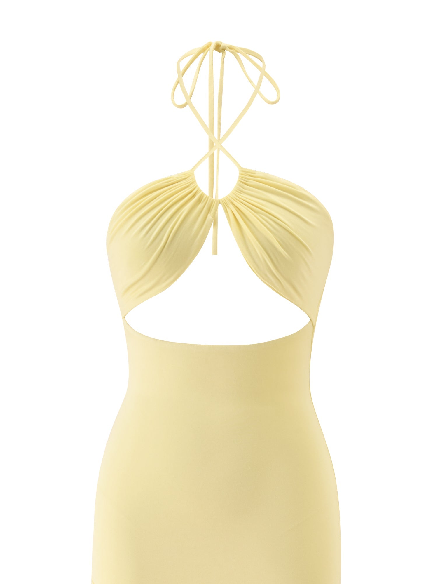 LILIE MIDI DRESS - BUTTER YELLOW - Image 10