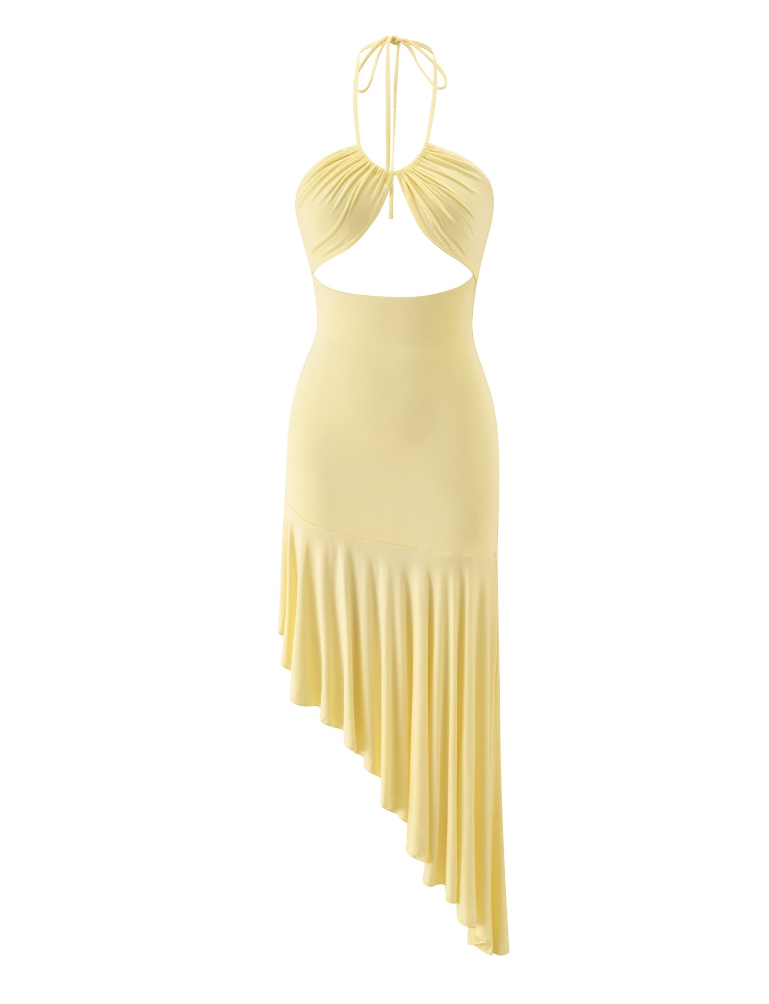 LILIE MIDI DRESS - BUTTER YELLOW - Image 8