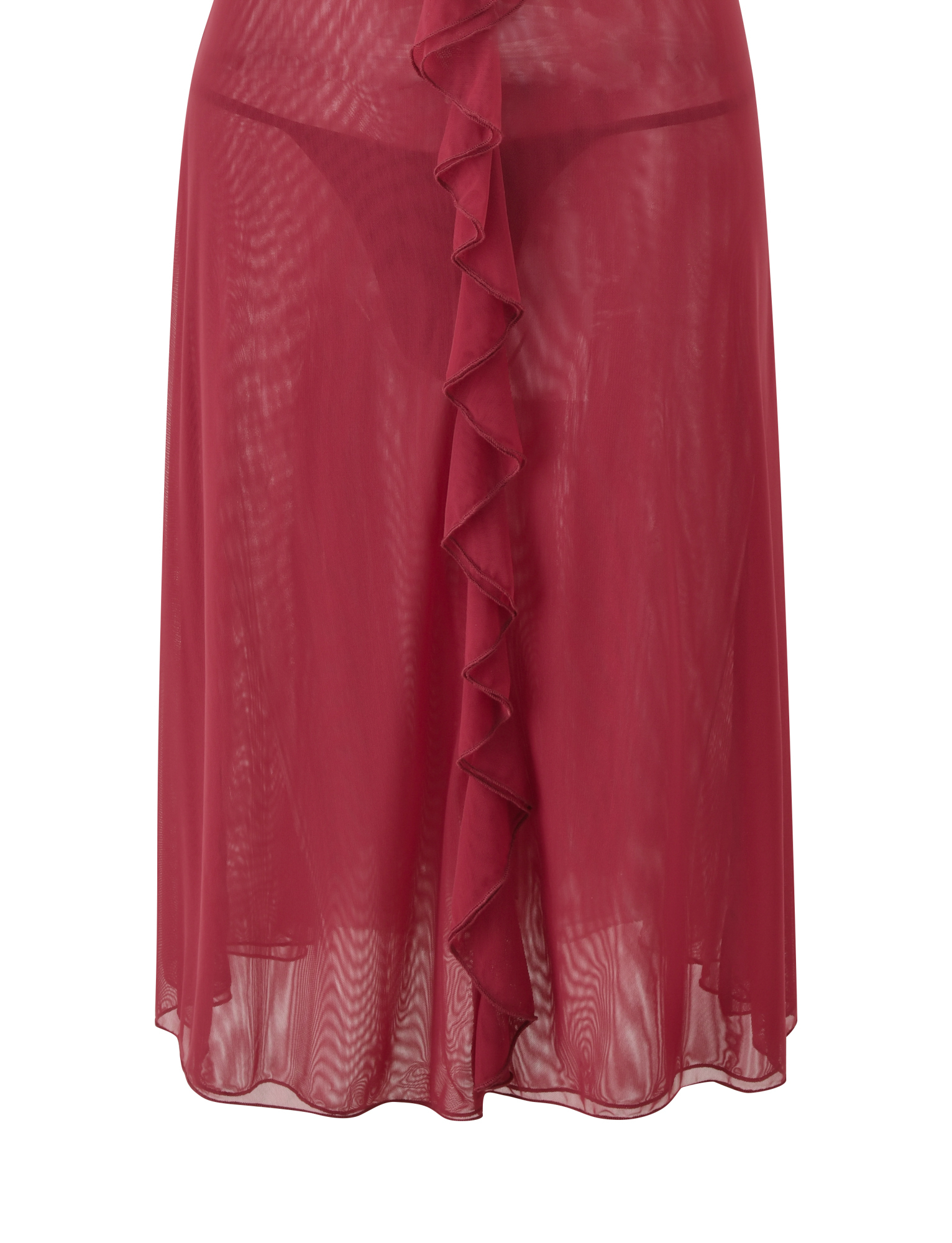 ASH MIDI DRESS - RED - Image 9