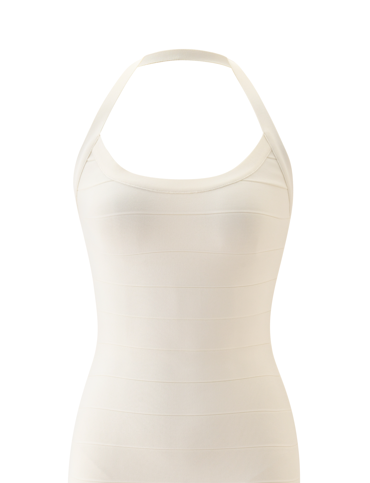 DEE BANDAGE MIDI DRESS - CREAM - Image 10
