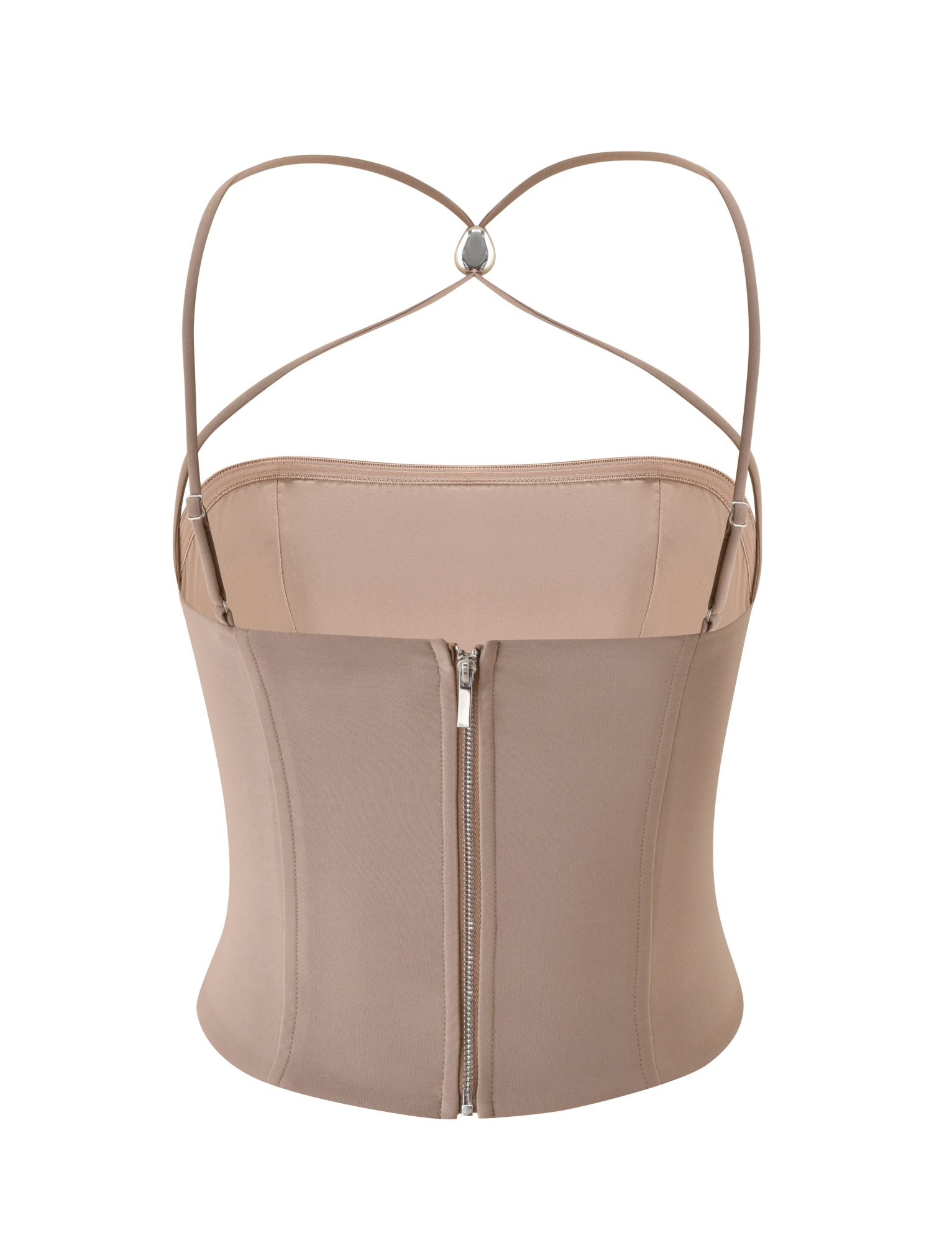 TAMORA CORSET TOP - TAUPE - Image 7