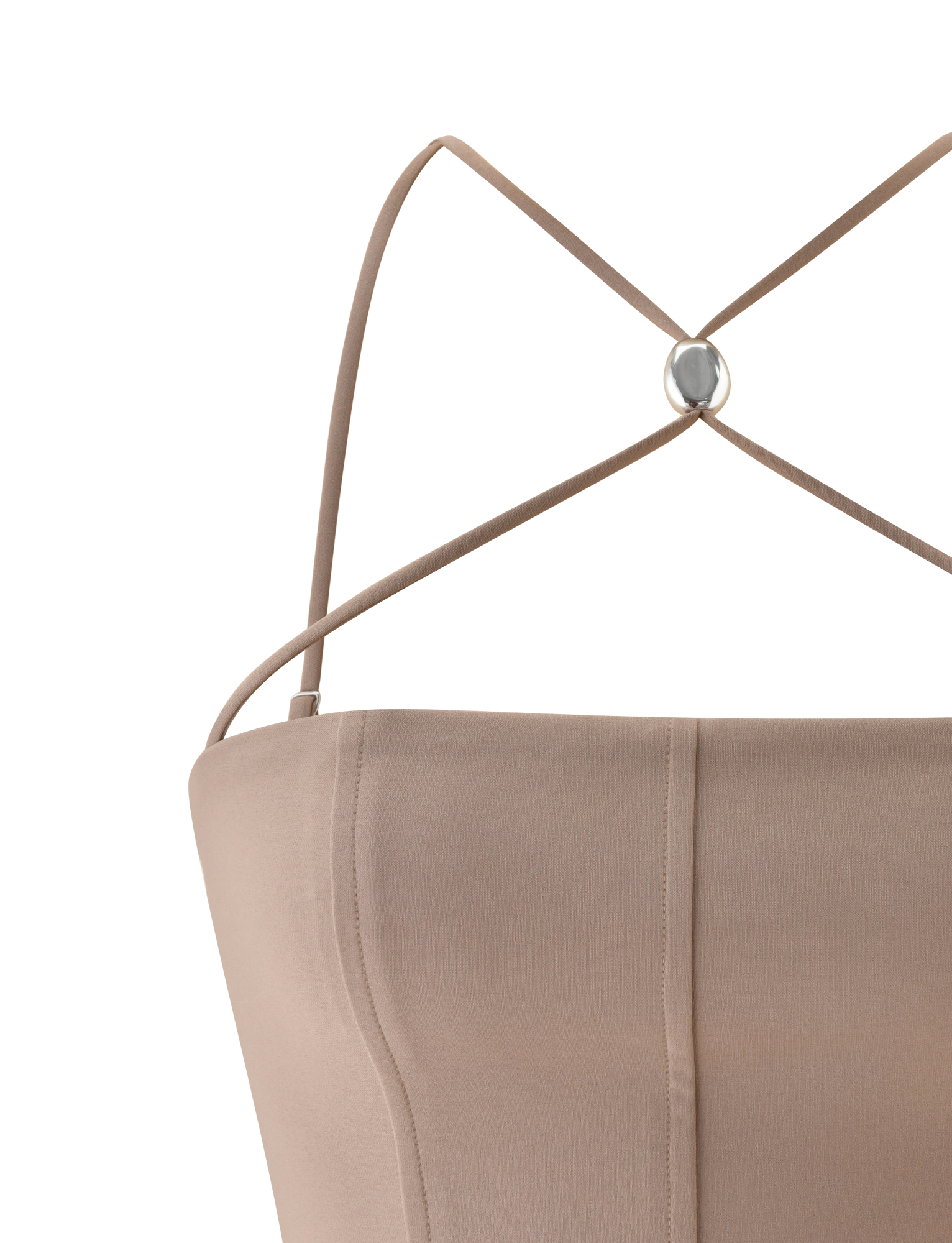 TAMORA CORSET TOP - TAUPE - Image 8