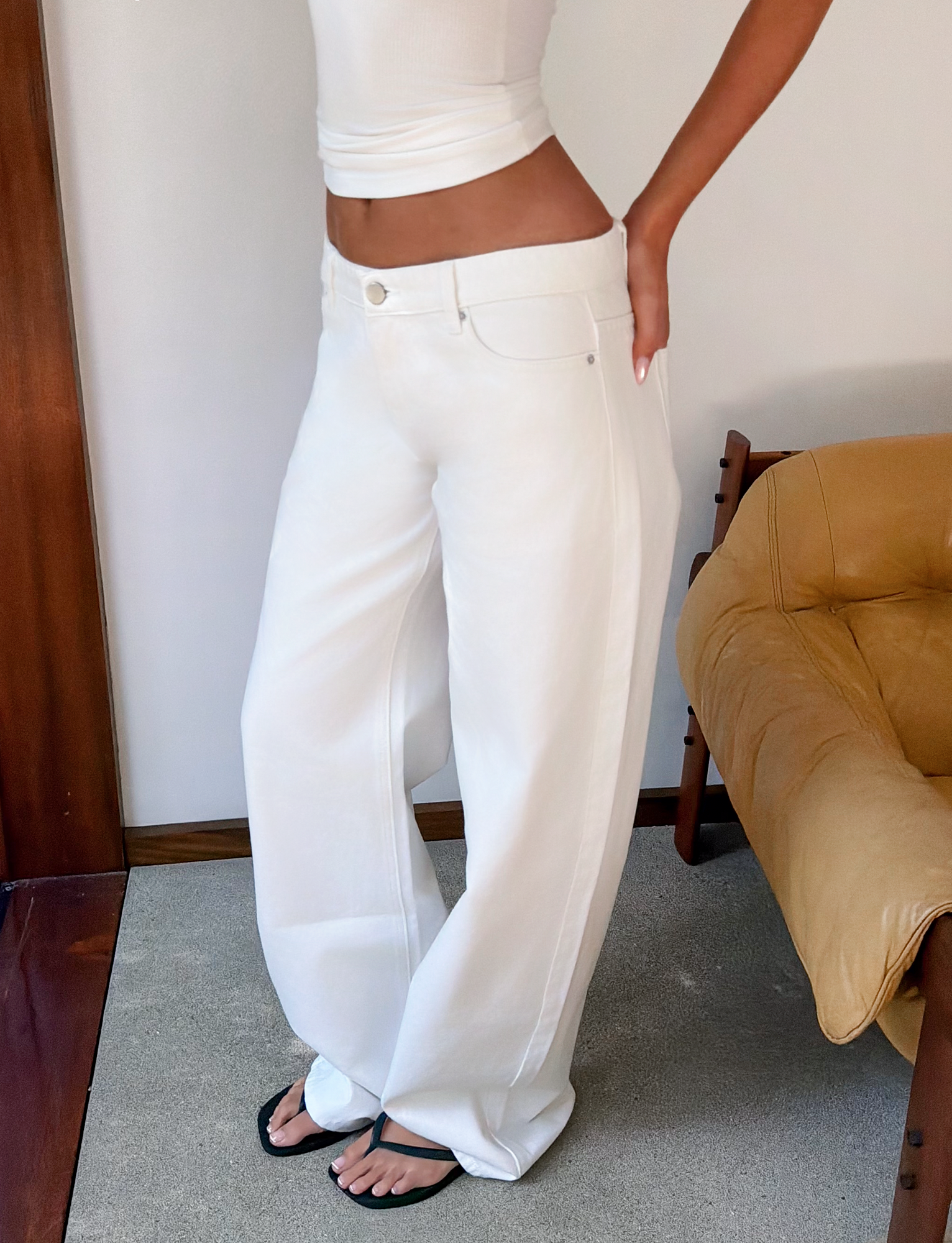 MALIYA JEAN - WHITE - Image 2