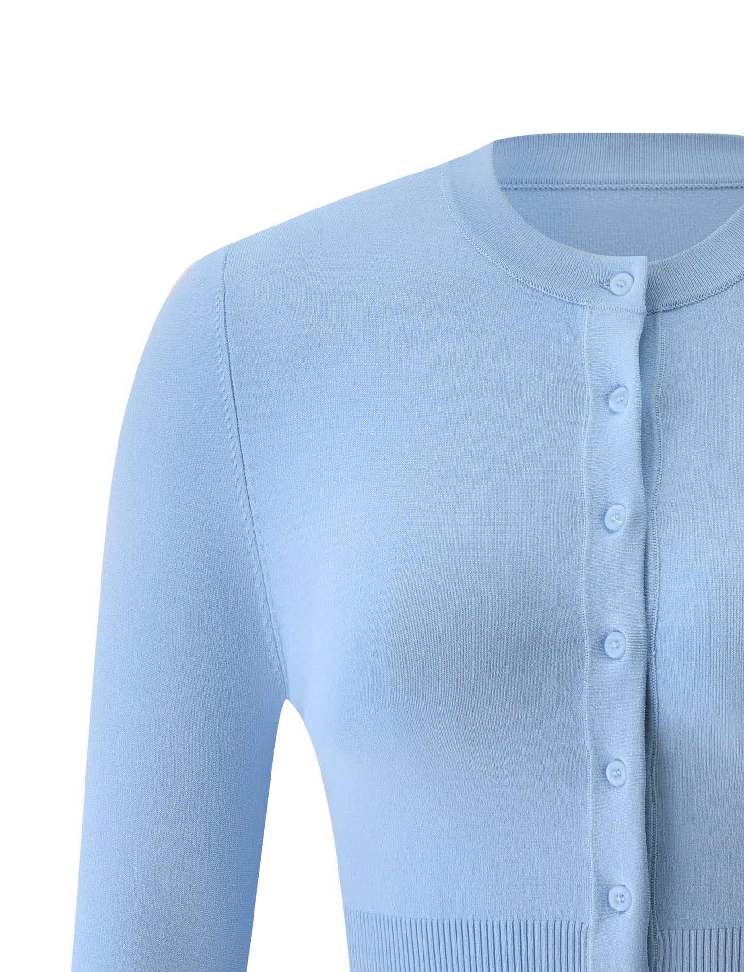 DAMARIS CARDIGAN - BABY BLUE - Image 10