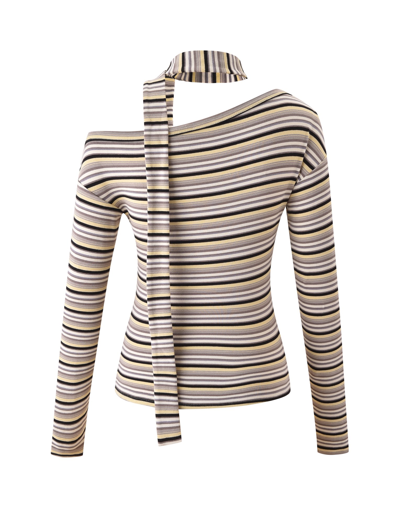 KIERSTEN SCARF TOP - MULTISTRIPE - Image 9
