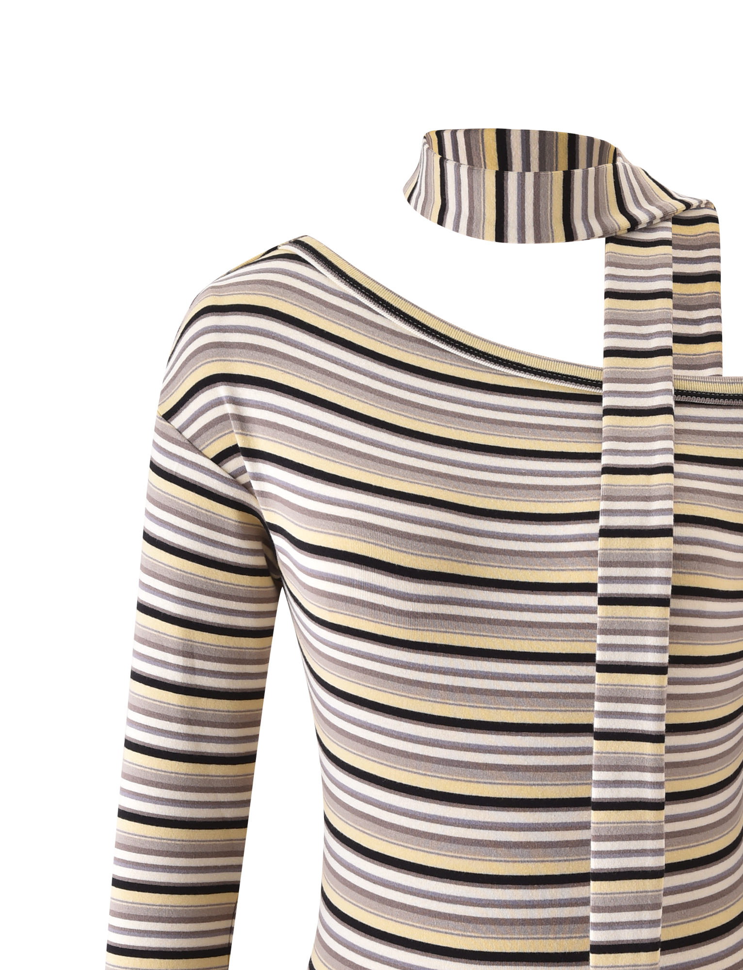 KIERSTEN SCARF TOP - MULTISTRIPE - Image 10