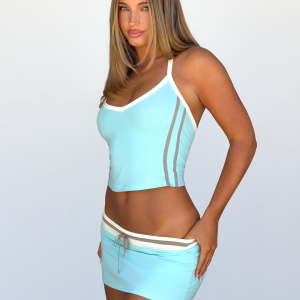 ALYSIA TOP - AQUA