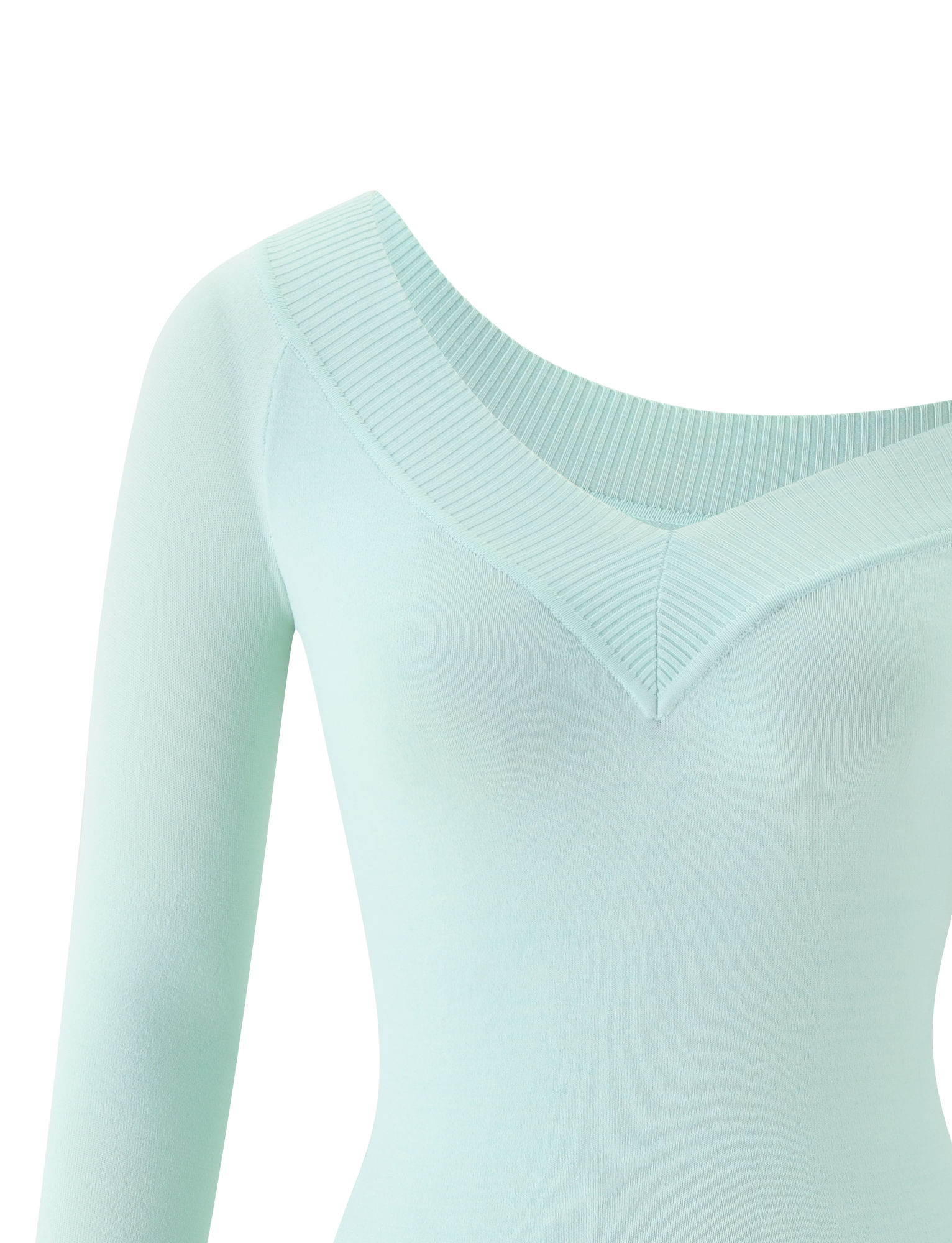 PARKER KNIT DRESS - MINT GREEN - Image 9