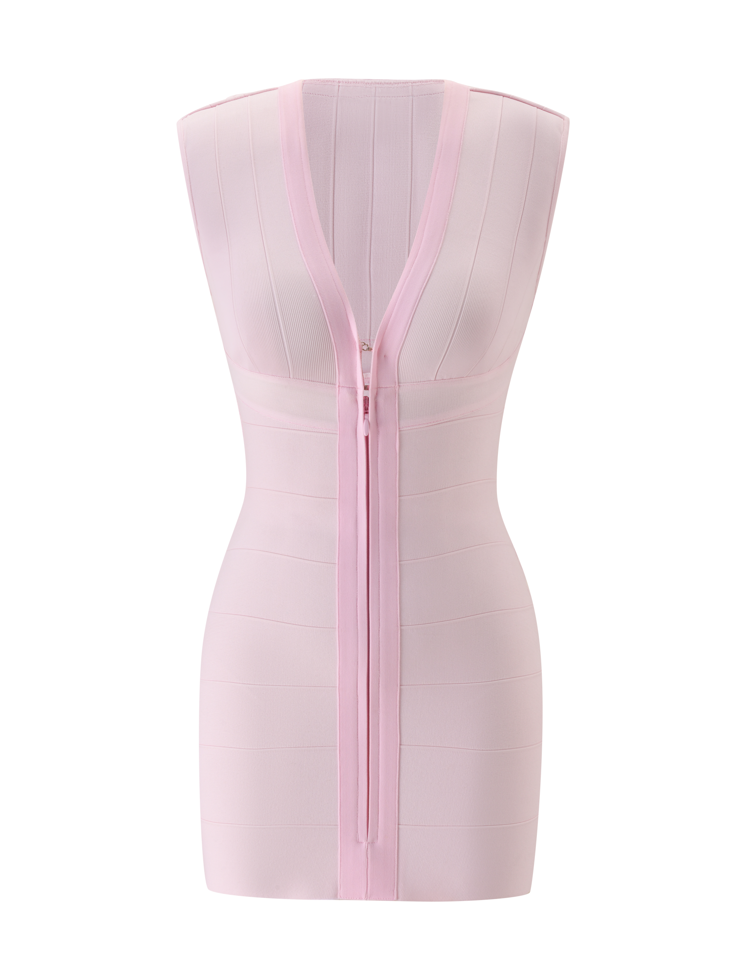 EMBER BANDAGE MINI DRESS - BABY PINK - Image 8