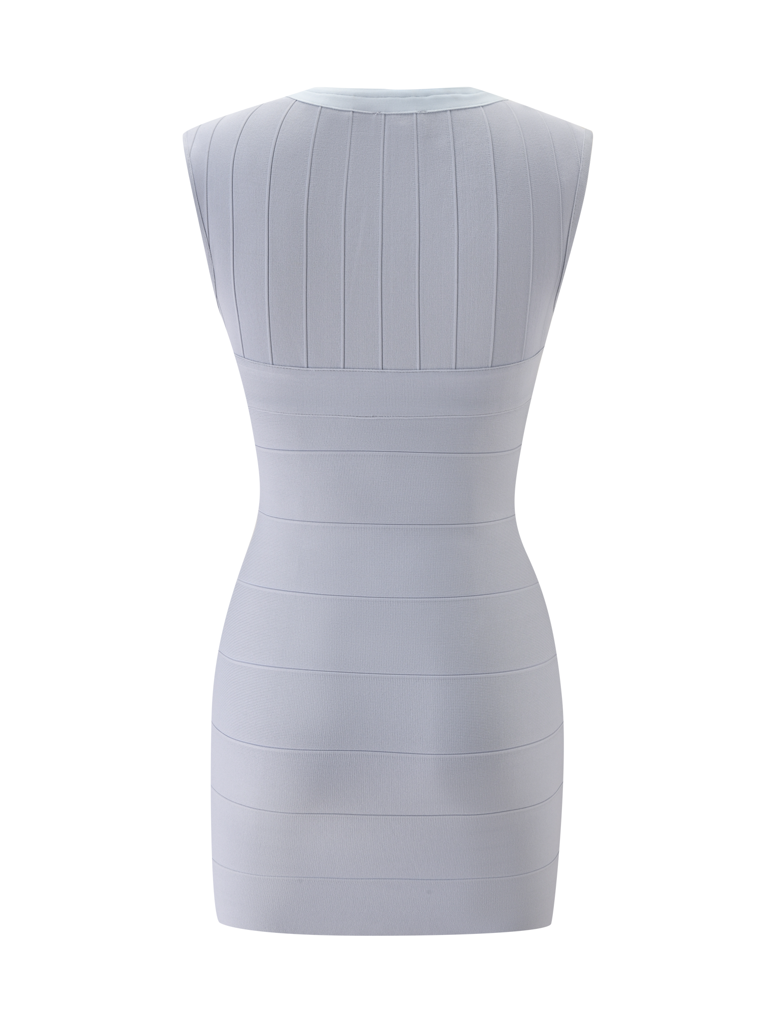 EMBER BANDAGE MINI DRESS - DOVE GREY - Image 9