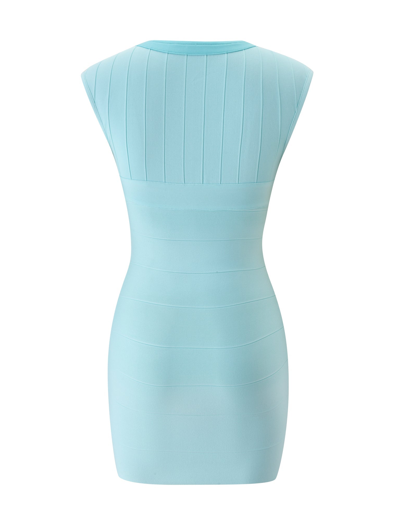 EMBER BANDAGE MINI DRESS - MINTY BLUE - Image 7