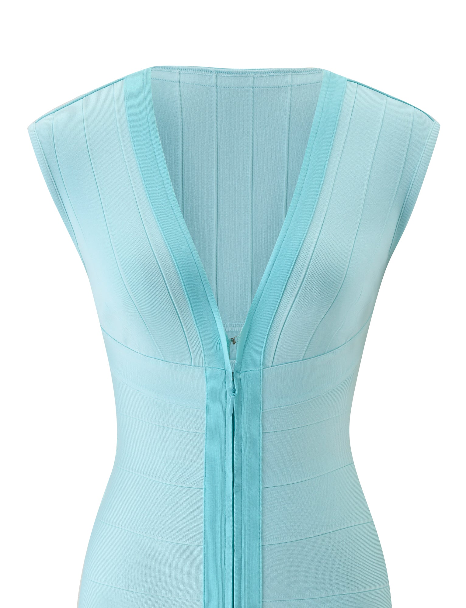 EMBER BANDAGE MINI DRESS - MINTY BLUE - Image 8