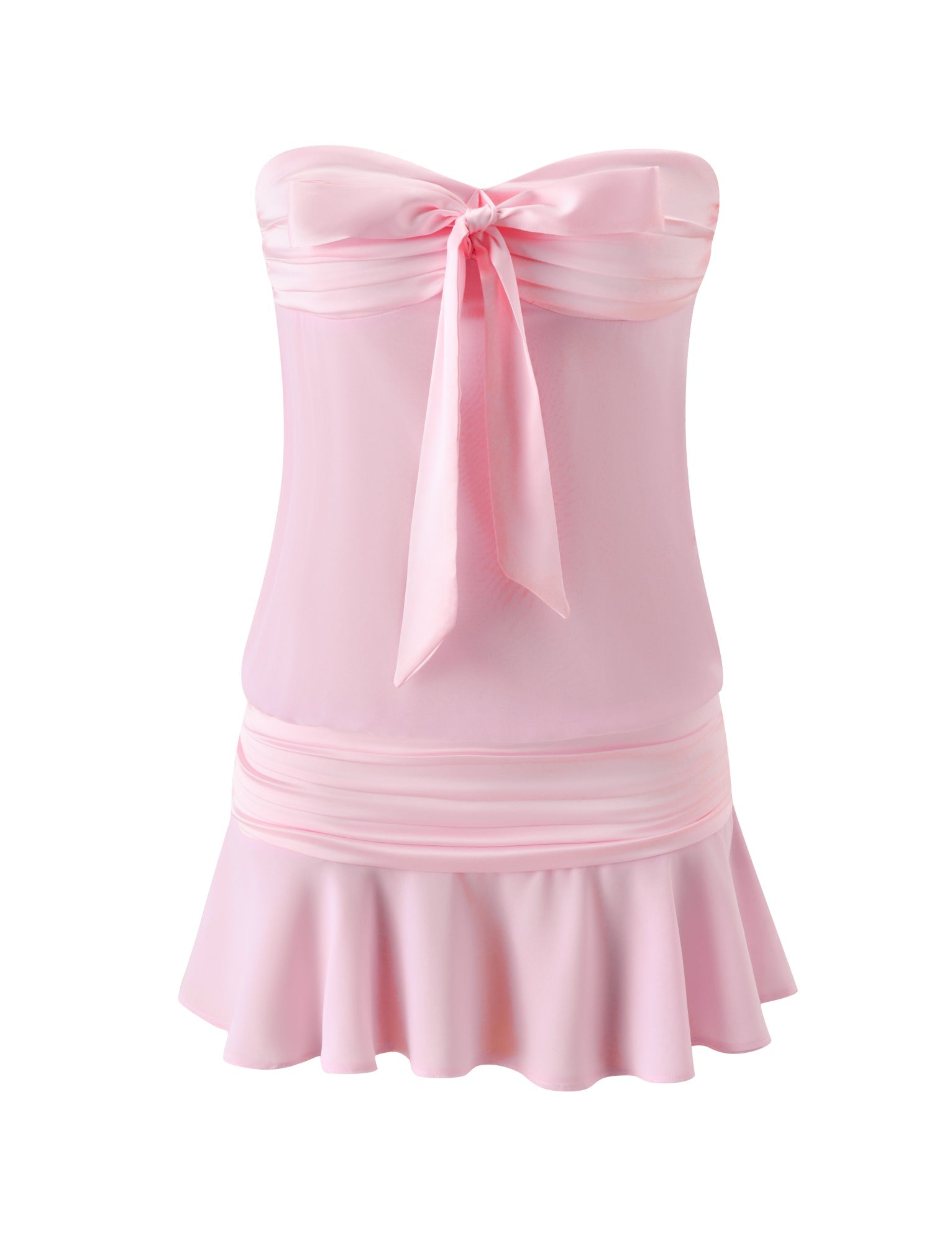 LUX MINI DRESS - BALLET PINK - Image 8