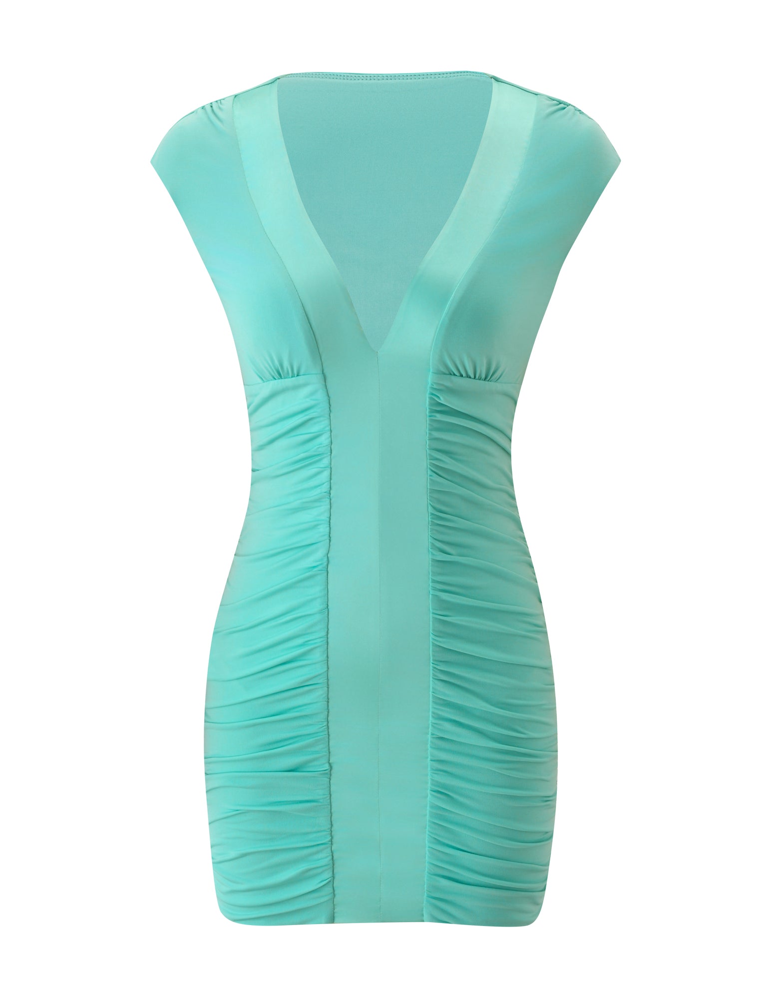 ROMI MINI DRESS - AQUAMARINE - Image 6
