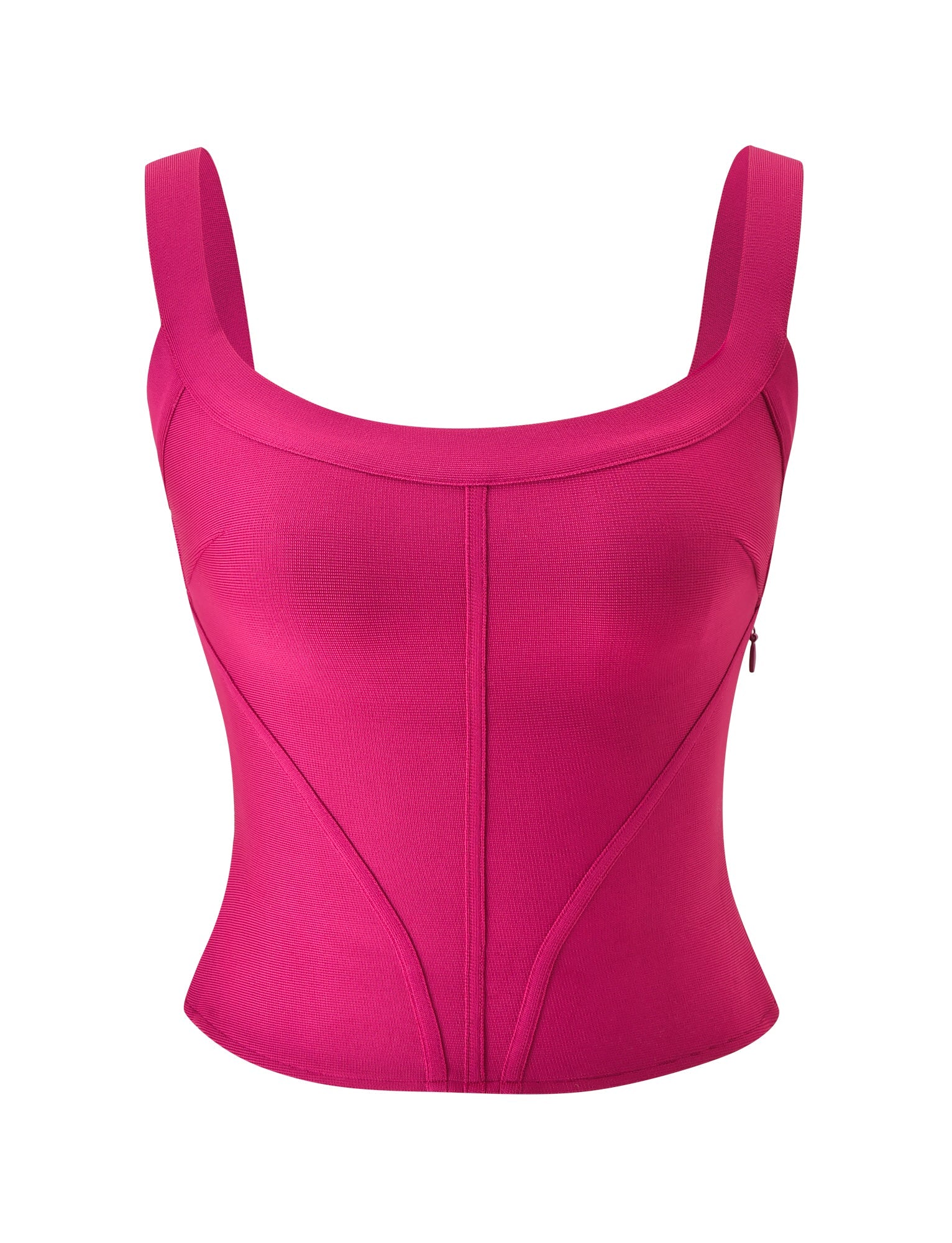 EVA BANDAGE TOP - MAGENTA - Image 6