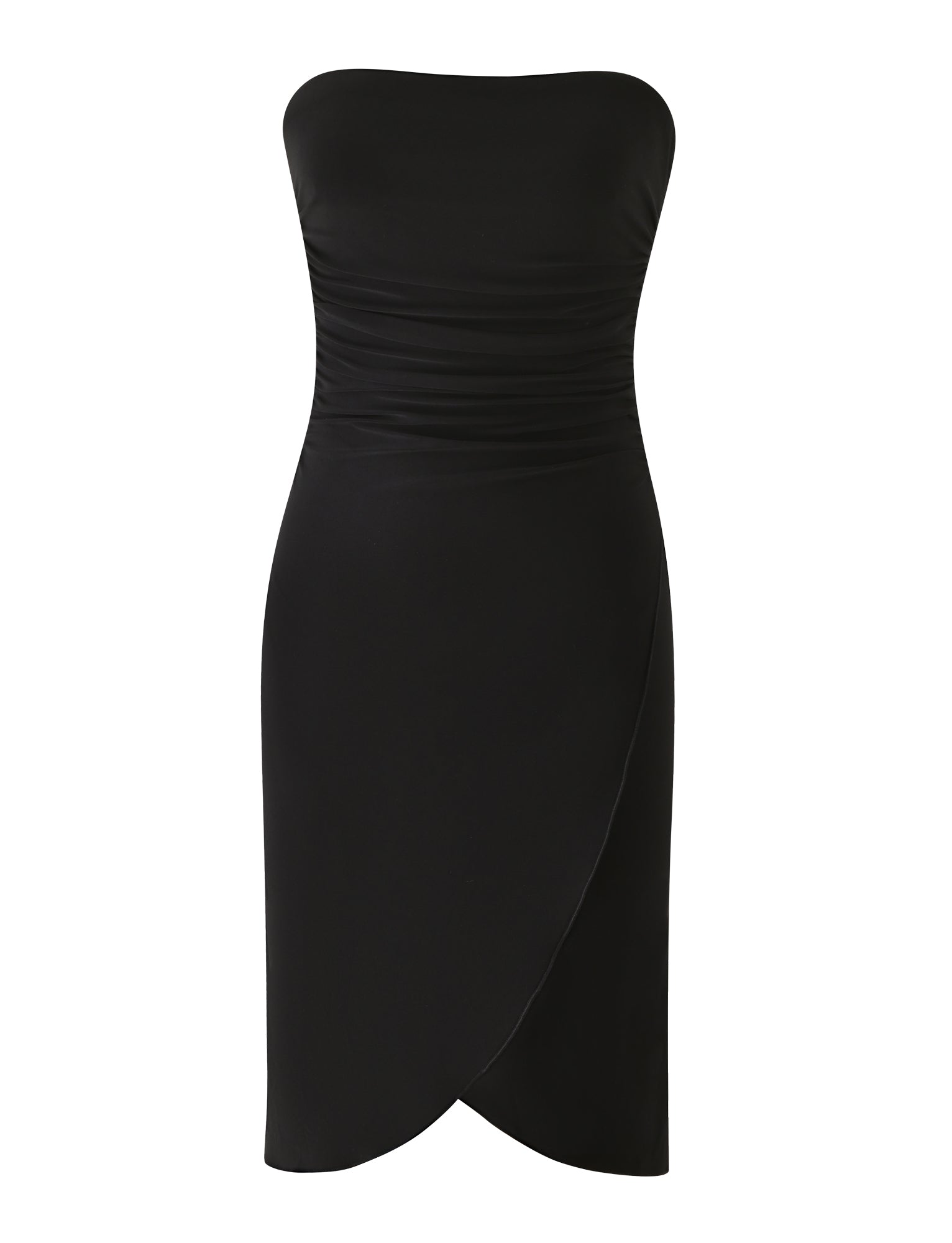 VIVIANNE MIDI DRESS - BLACK - Image 5