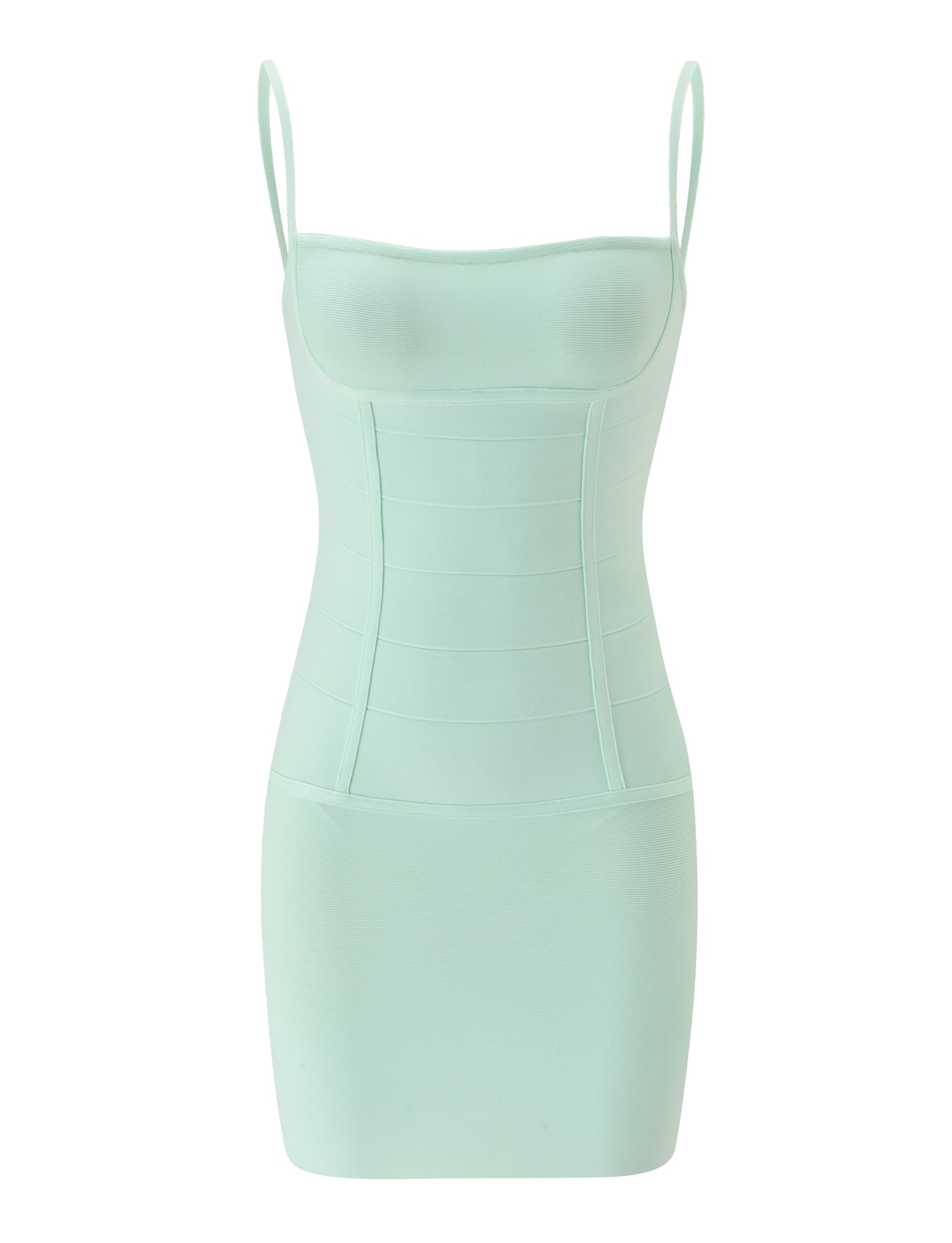 TAHNIA BANDAGE MINI DRESS - MINT - Image 9