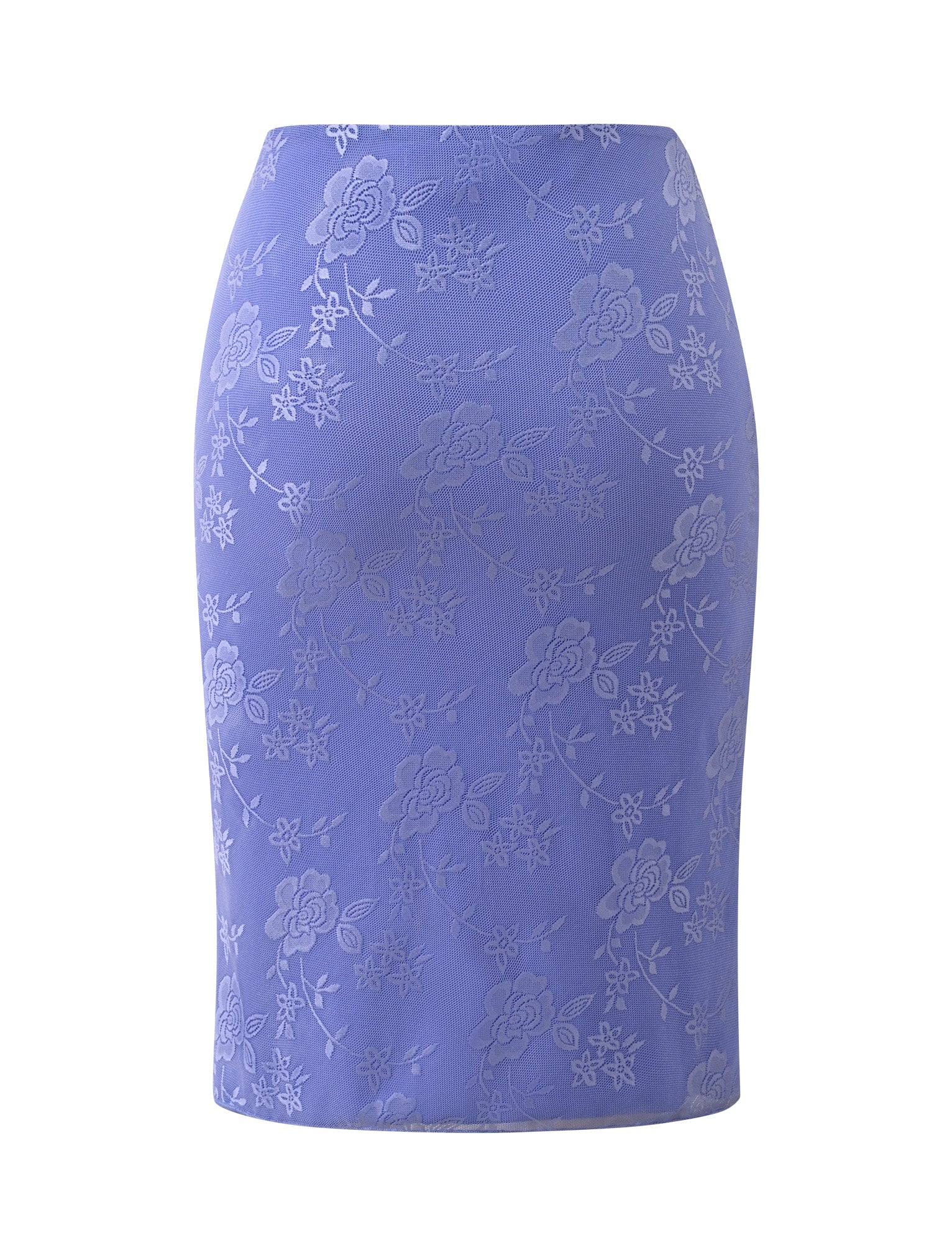 ORLY MIDI SKIRT - CORNFLOWER BLUE TONAL - Image 9