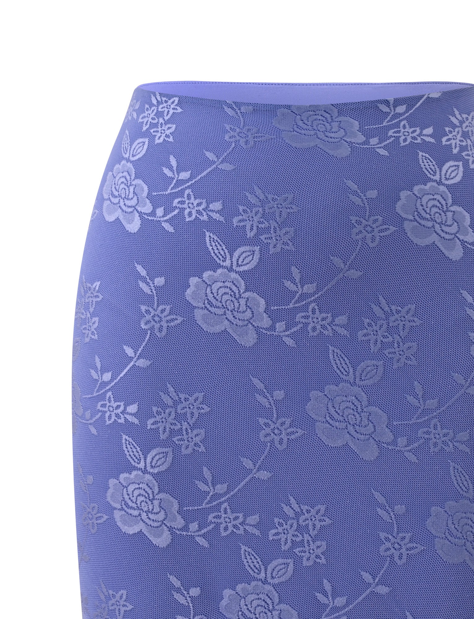 ORLY MIDI SKIRT - CORNFLOWER BLUE TONAL - Image 10