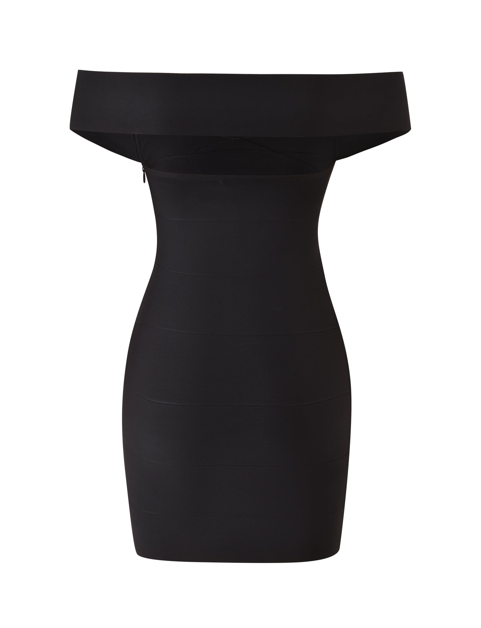 ANTONEA BANDAGE MINI DRESS - BLACK - Image 7