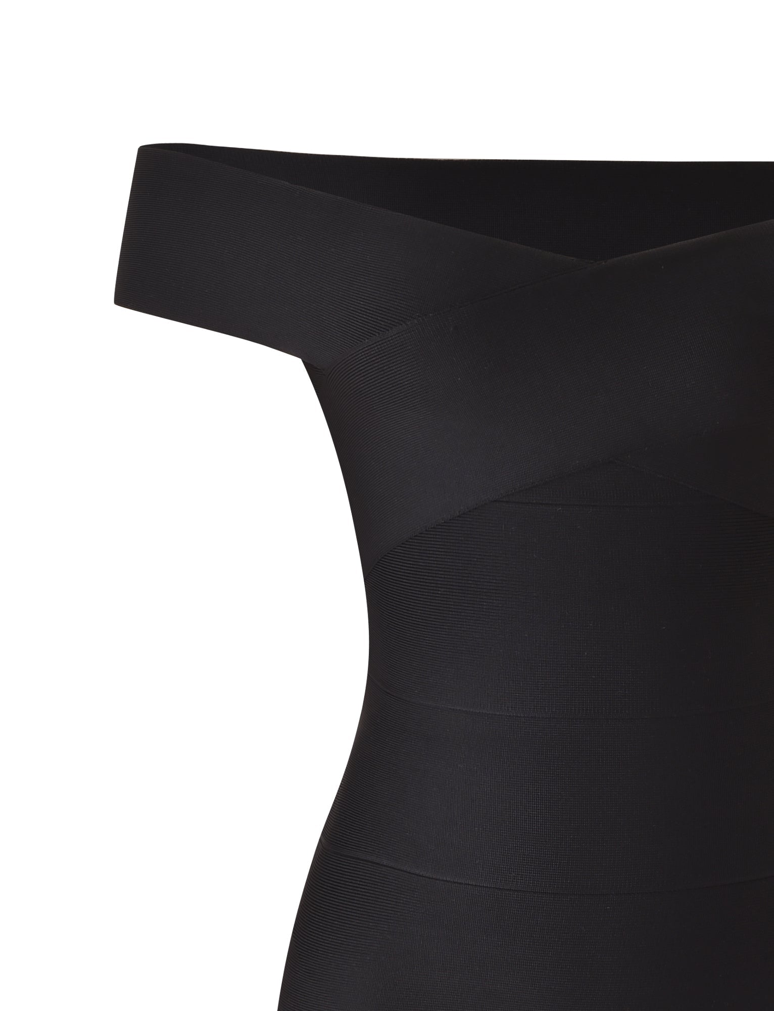 ANTONEA BANDAGE MINI DRESS - BLACK - Image 8